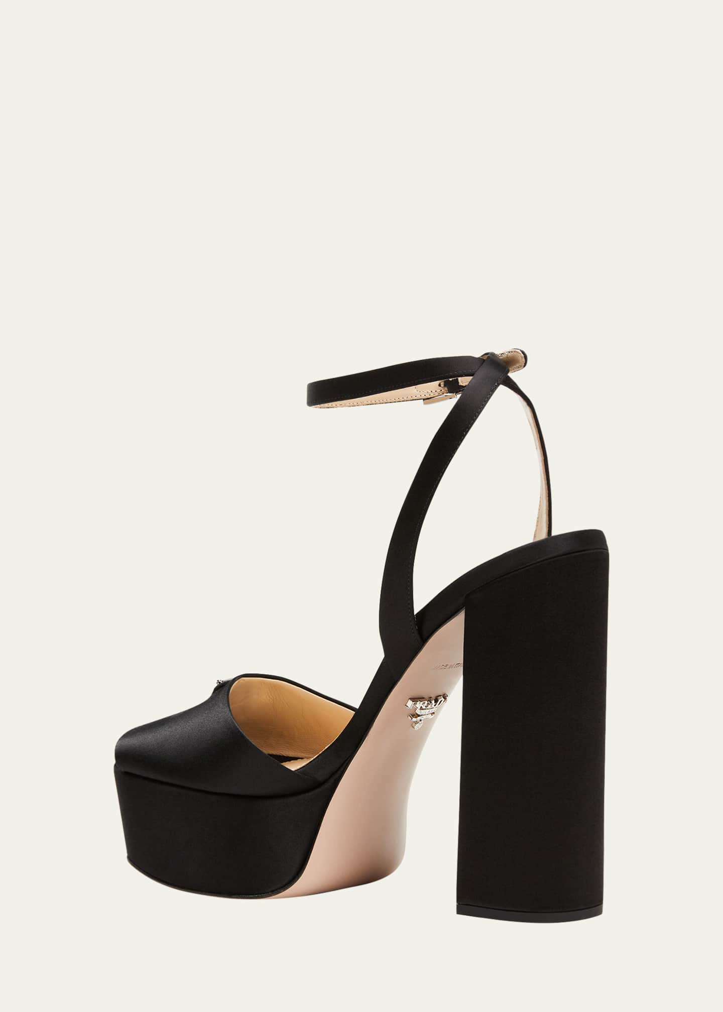 Prada ankle strap platform sandals clearance