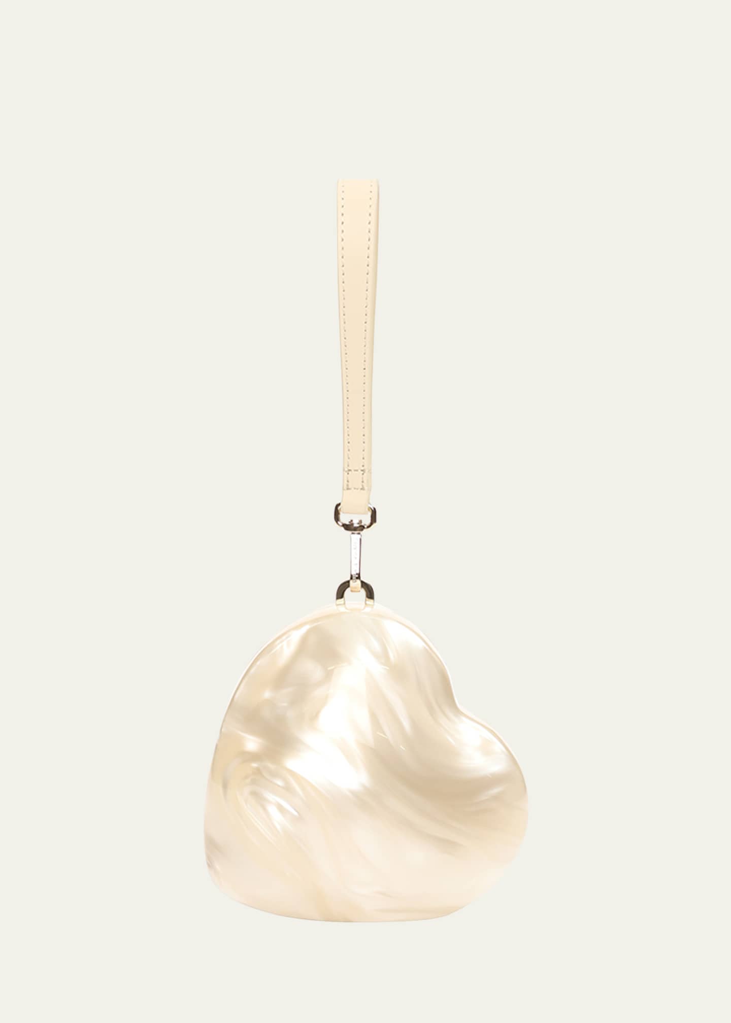 Simone Rocha Heart Micro Pearly Top-Handle Bag - Bergdorf Goodman
