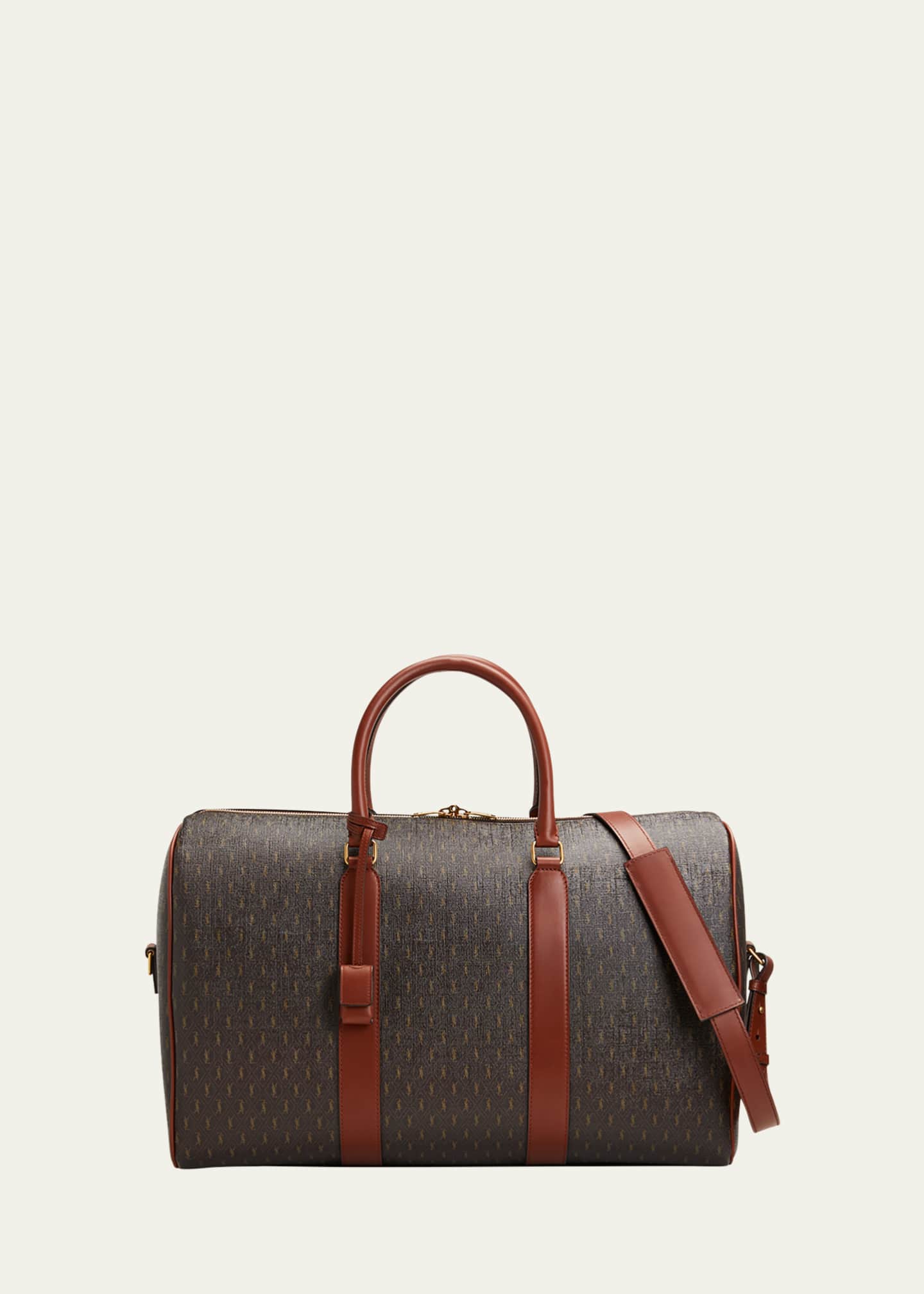 Louis Vuitton NEW Monogram Black Silver Top Handle Men's Travel Duffle Bag