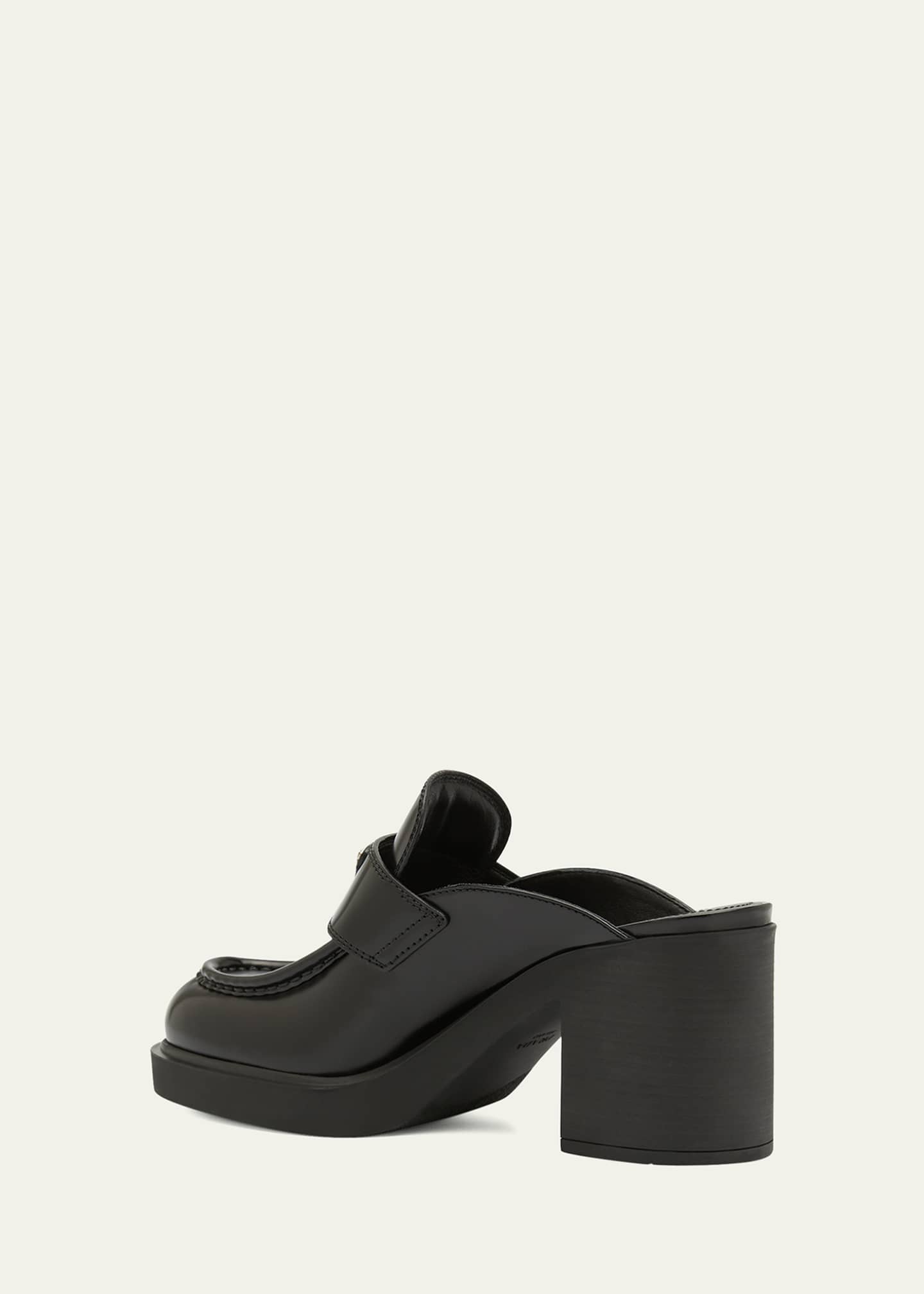 Prada Men's Chocolate T-Strap Mary Jane Shoes