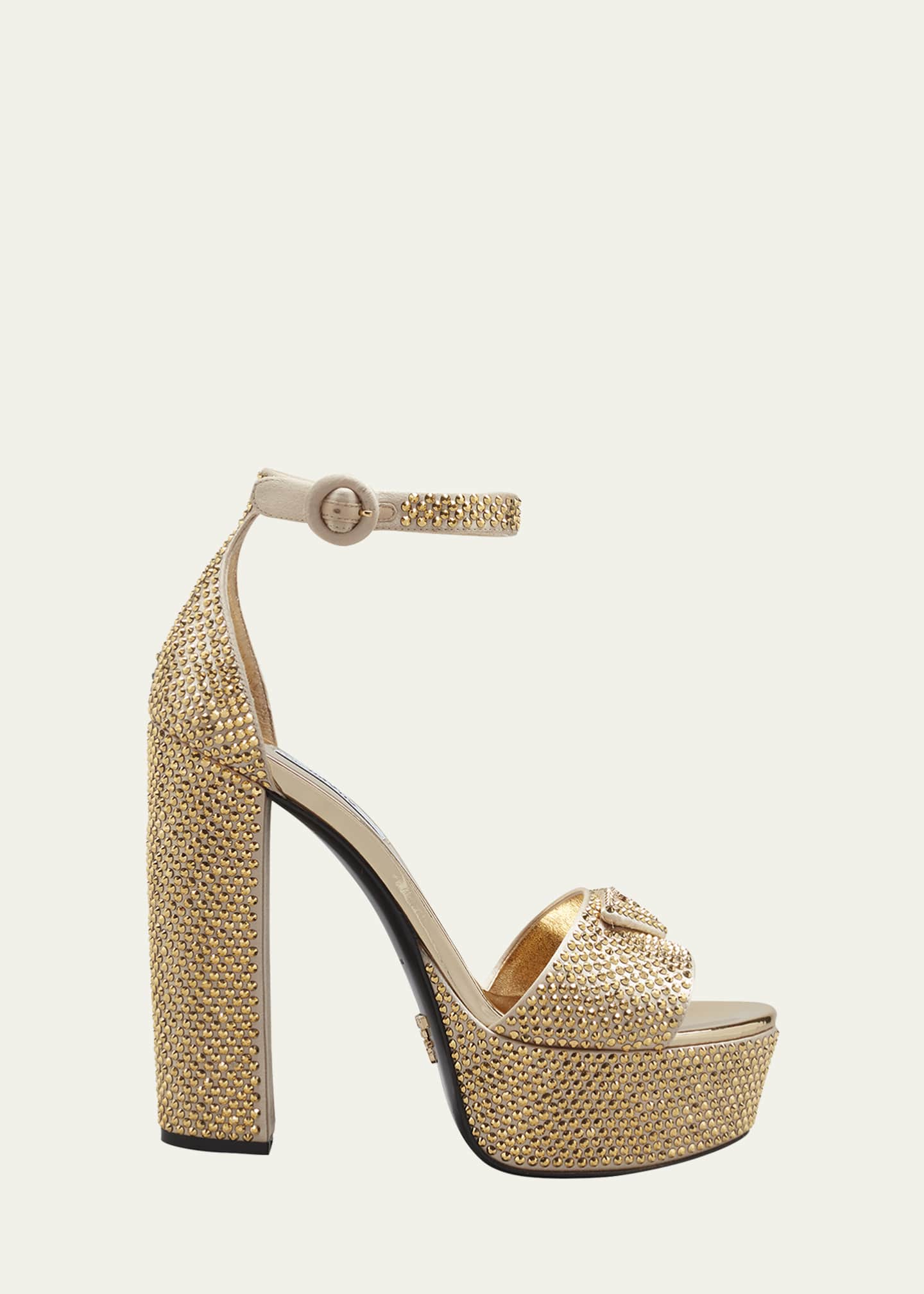 Prada platform sandals hot sale