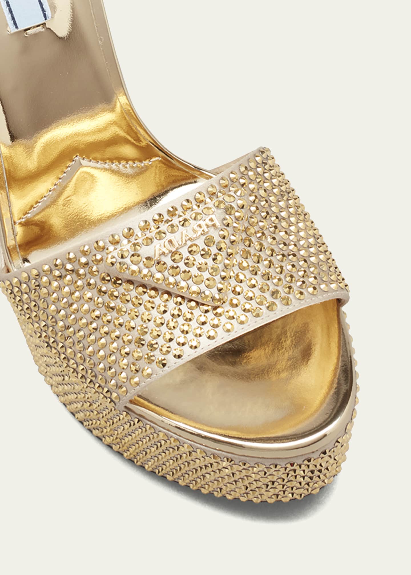 Prada gold platform deals