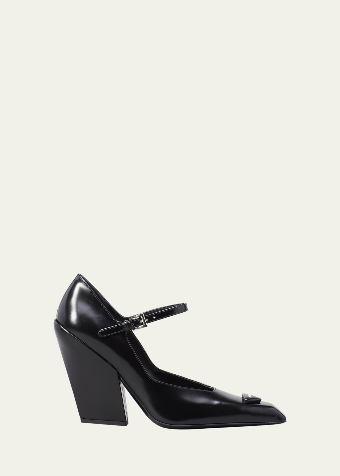 kat Symposium formule Prada Modellerie Leather Mary Jane Pumps - Bergdorf Goodman