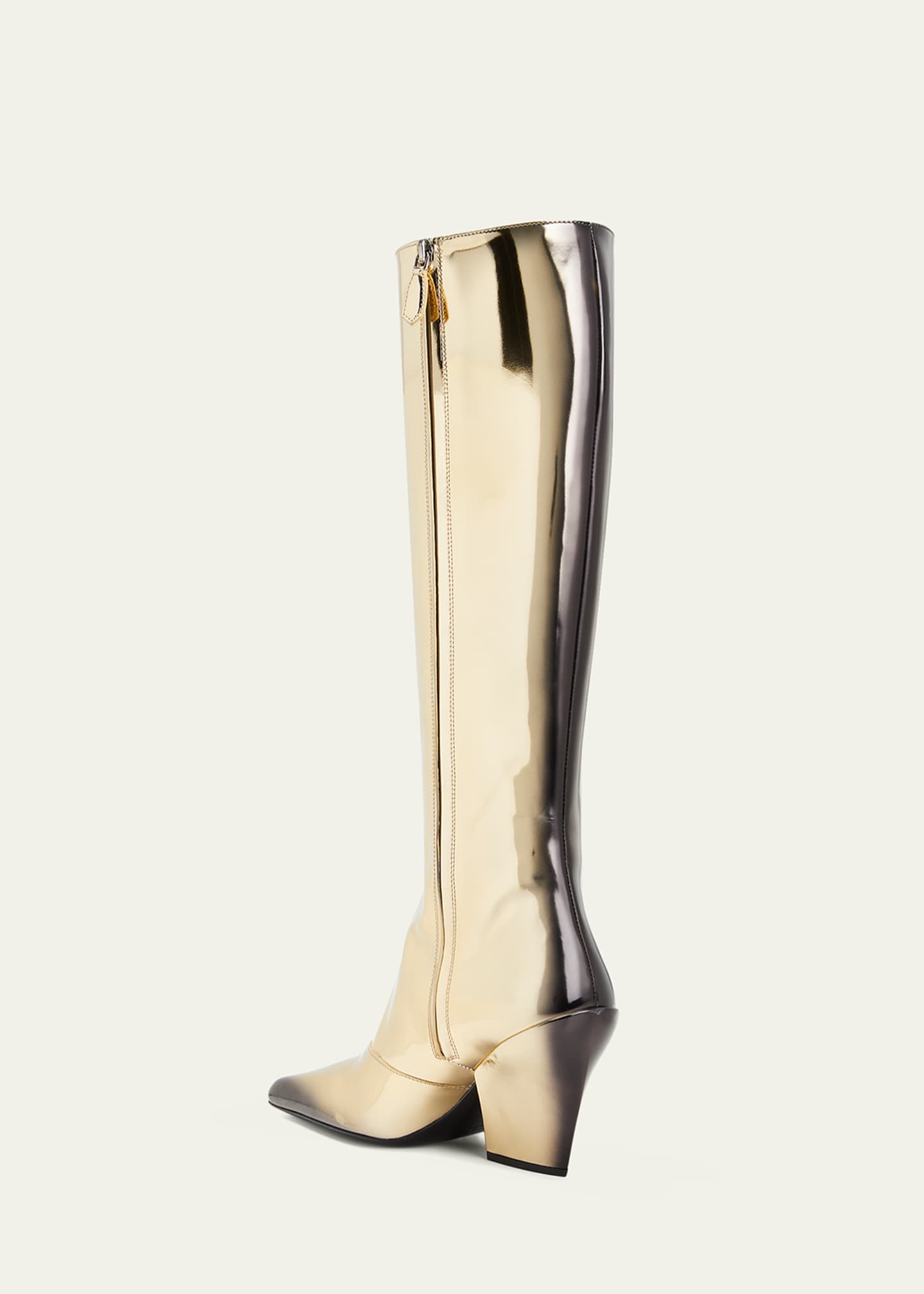 Prada Stivale Metallic Knee Boots - Bergdorf Goodman