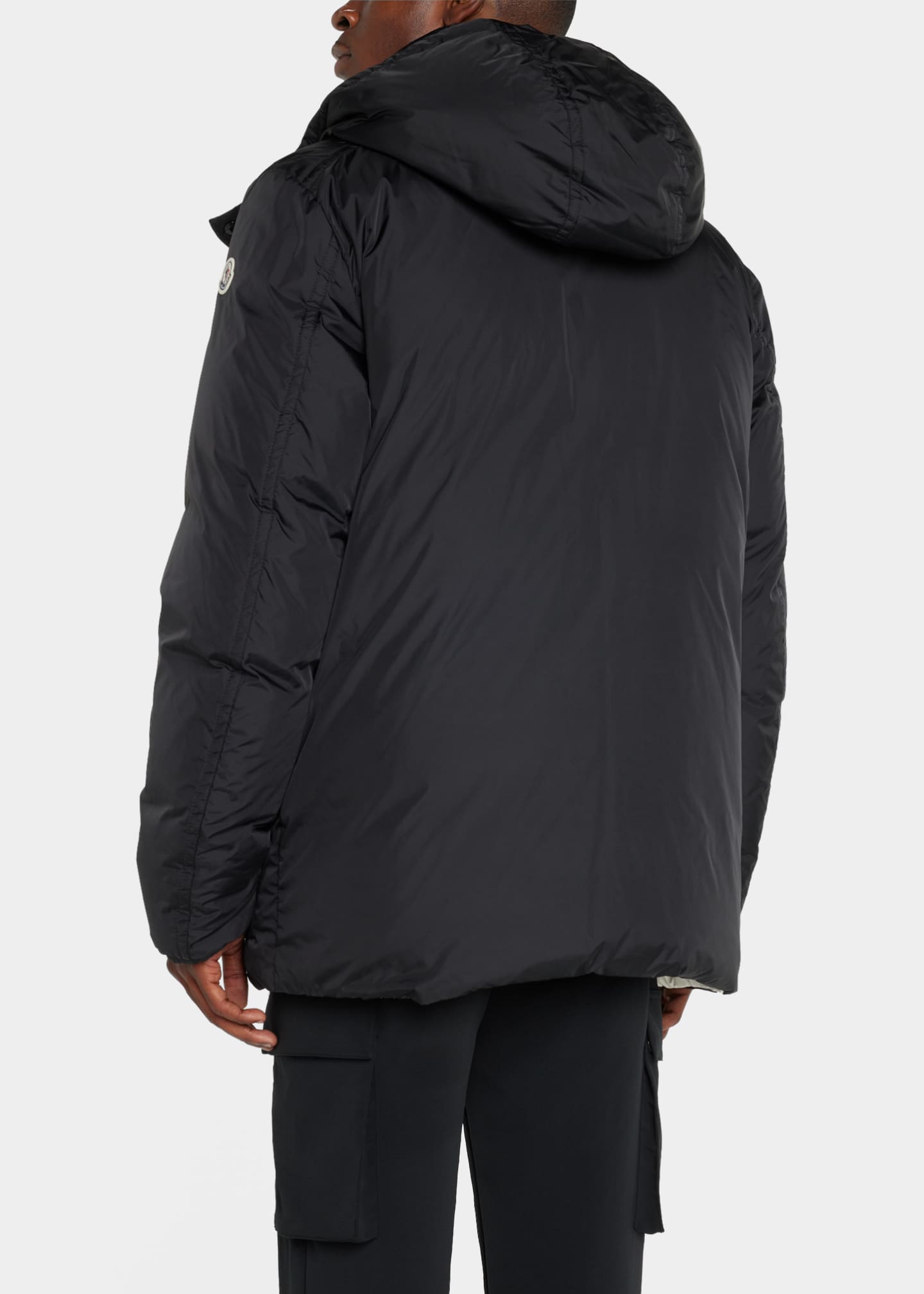 Moncler Men's Reversible Geo-Print Puffer Jacket - Bergdorf Goodman