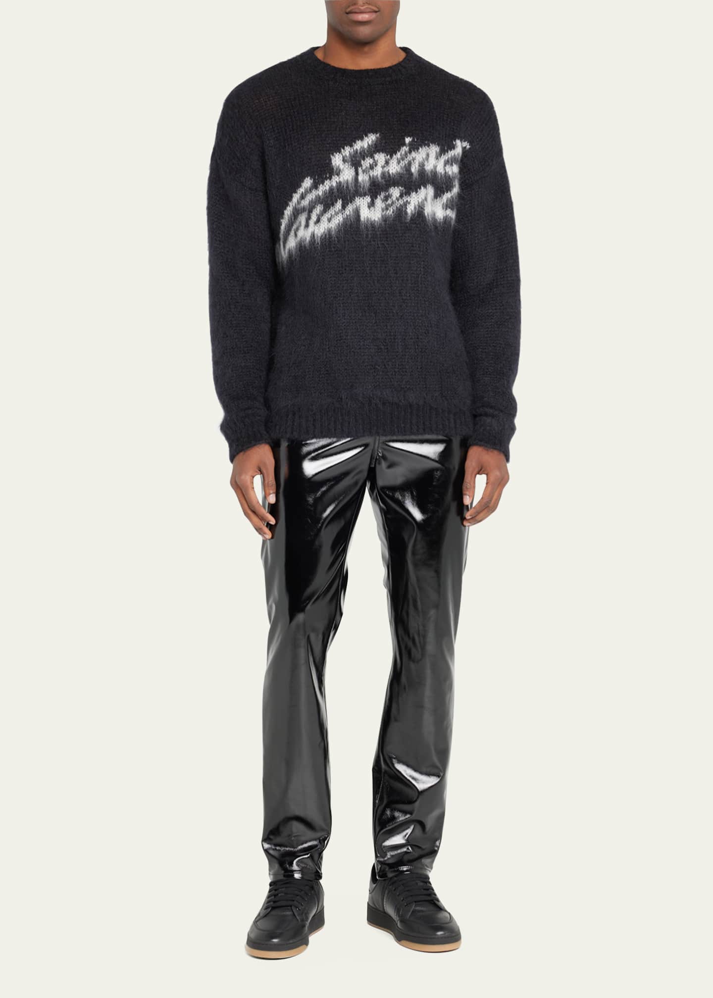 Mens vinyl jeans outlet