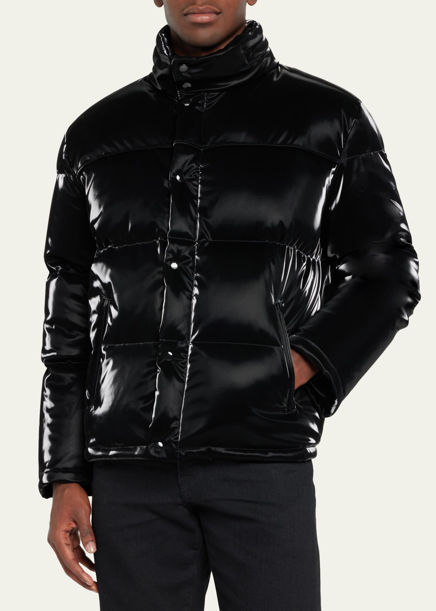 Ysl puffer jacket discount