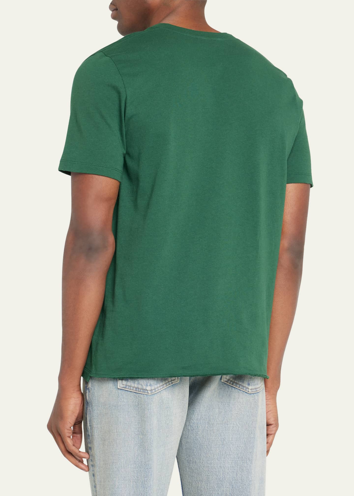 Saint laurent green t shirt new arrivals