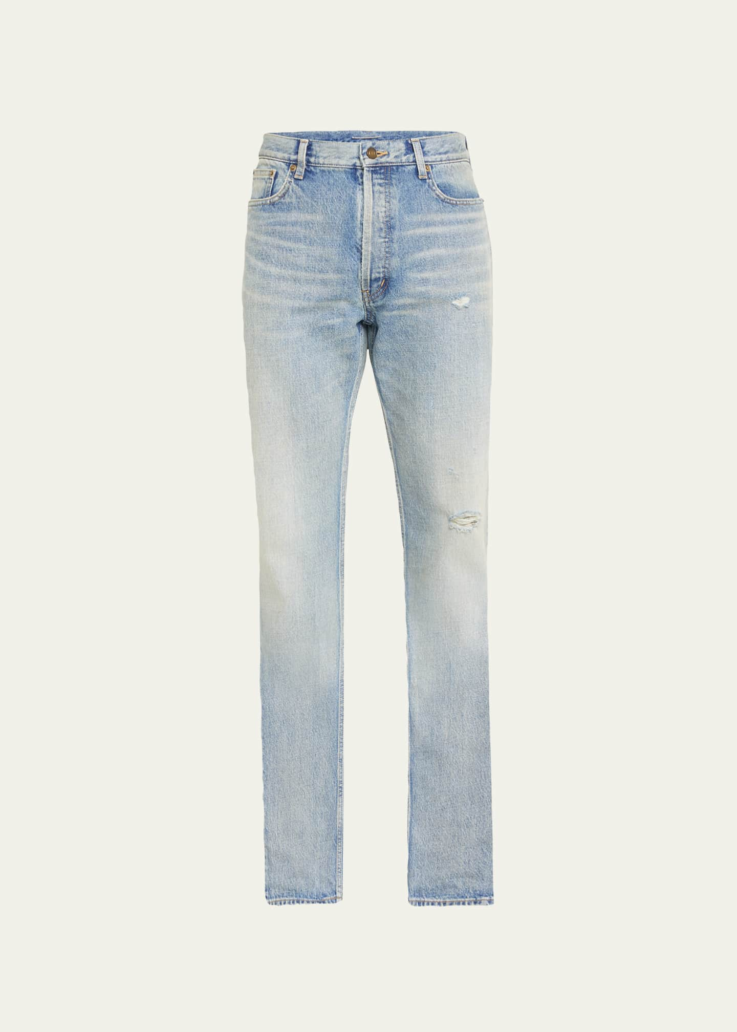 Lightly Washed Relaxed Fit Jeans