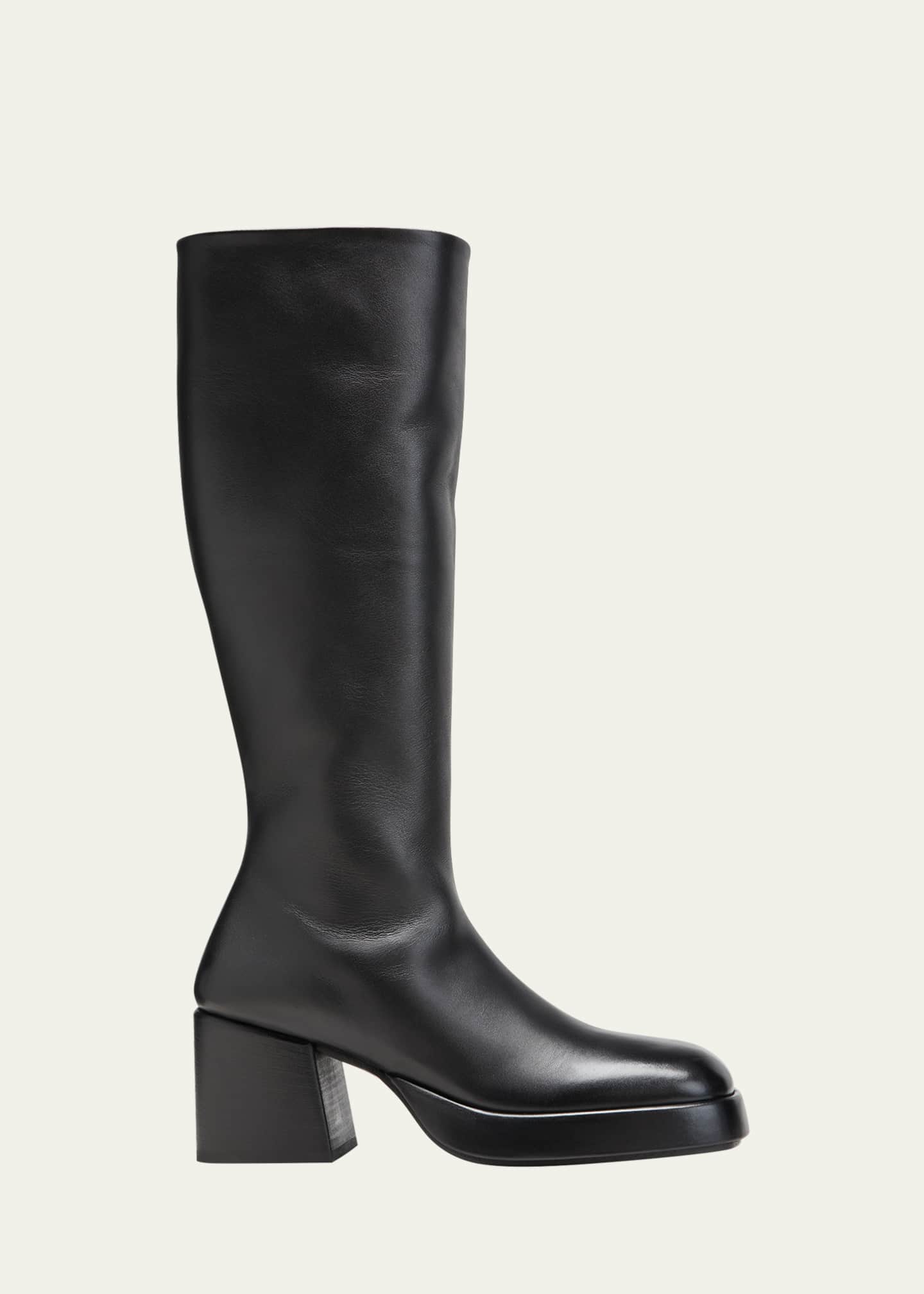 Marsell Tacplat Calfskin Tall Boots - Bergdorf Goodman