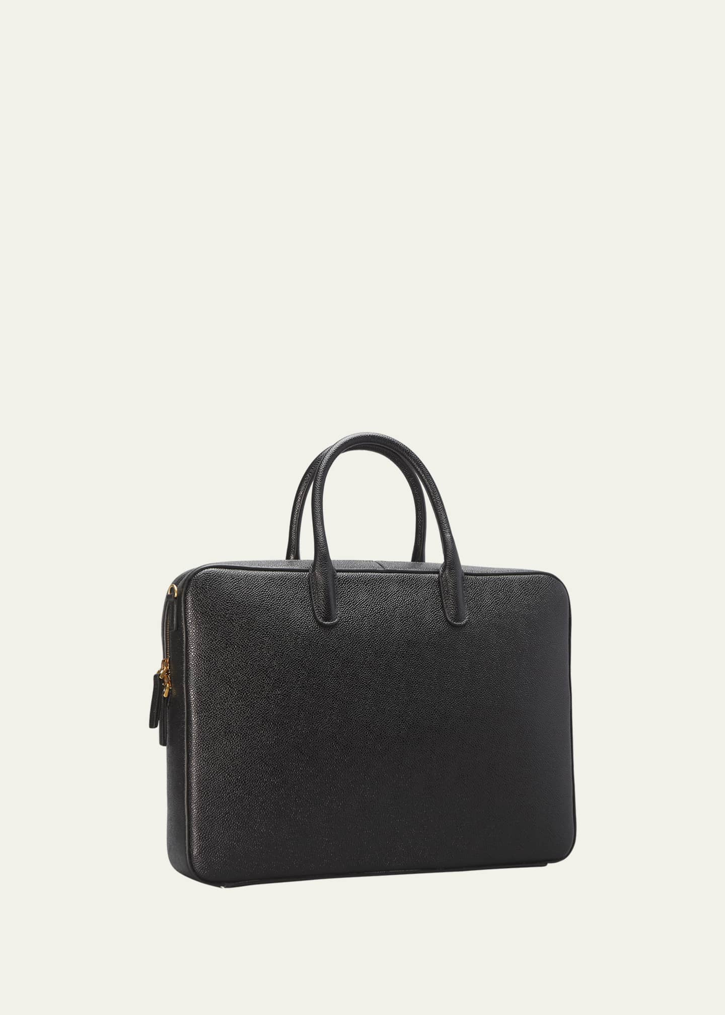 Thom Browne Men s Pebble Leather Business Briefcase Bag Bergdorf