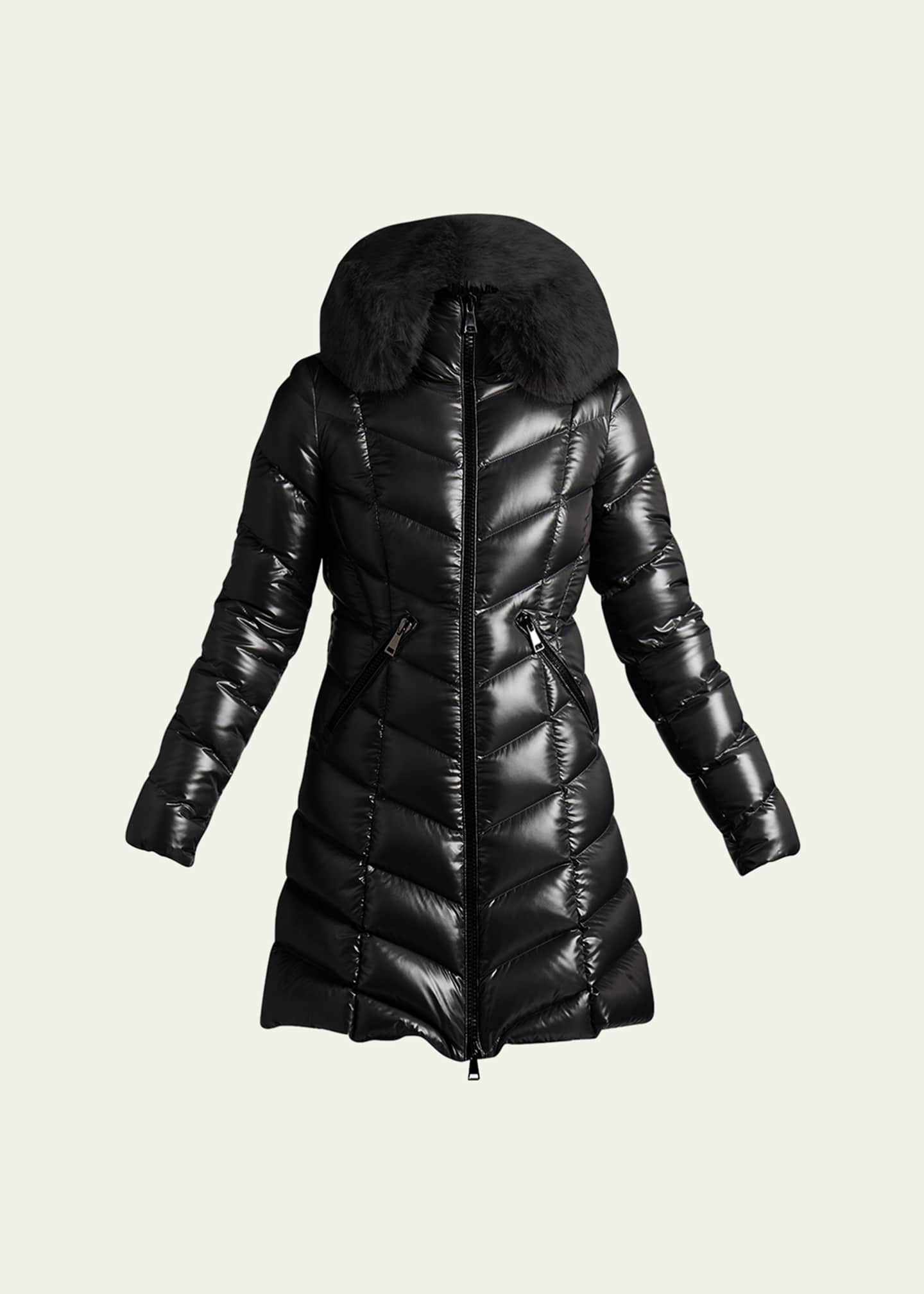 Moncler Fulmarre Faux Fur Long Puffer Coat - Bergdorf Goodman