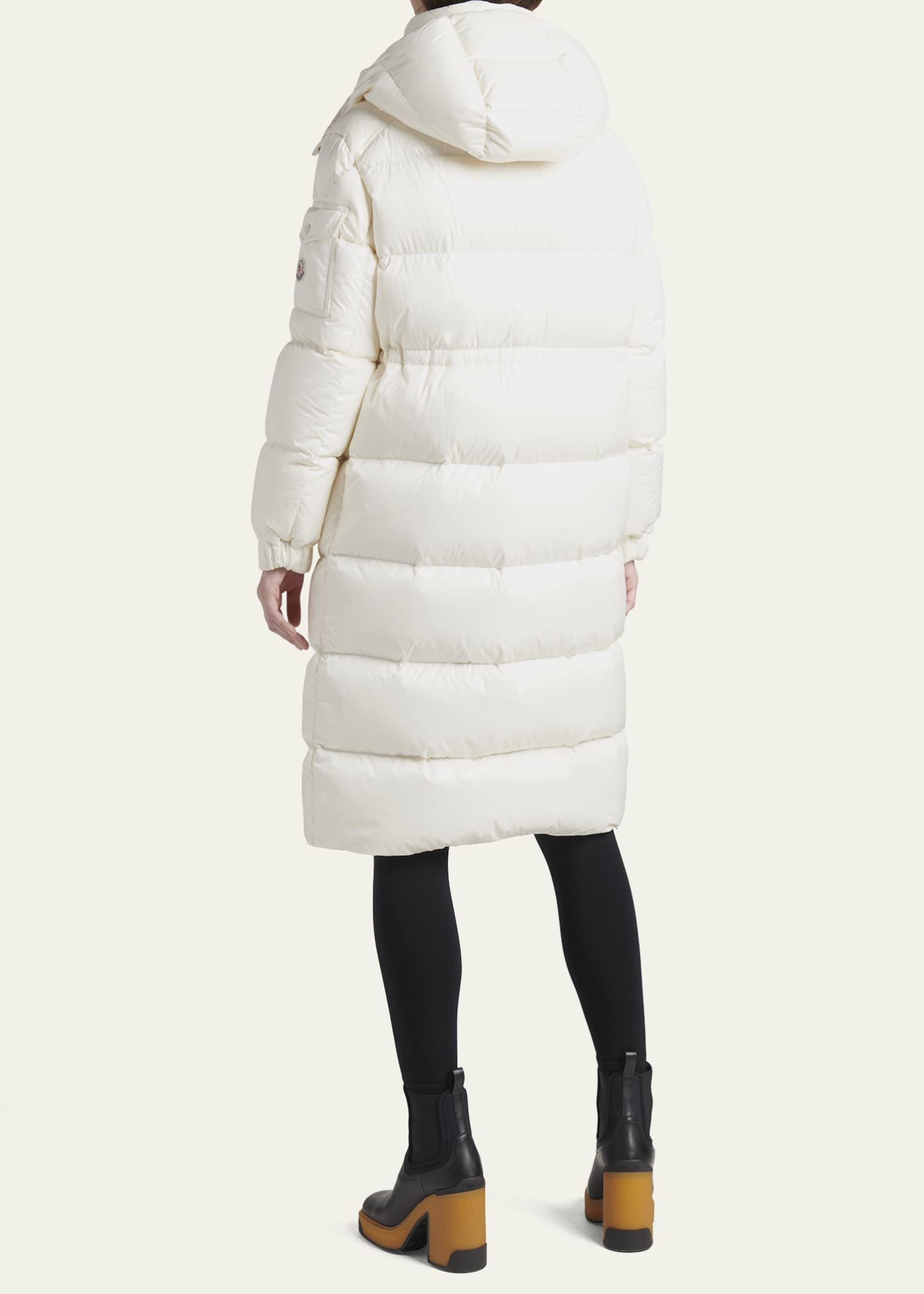 Long white sale puffer coat