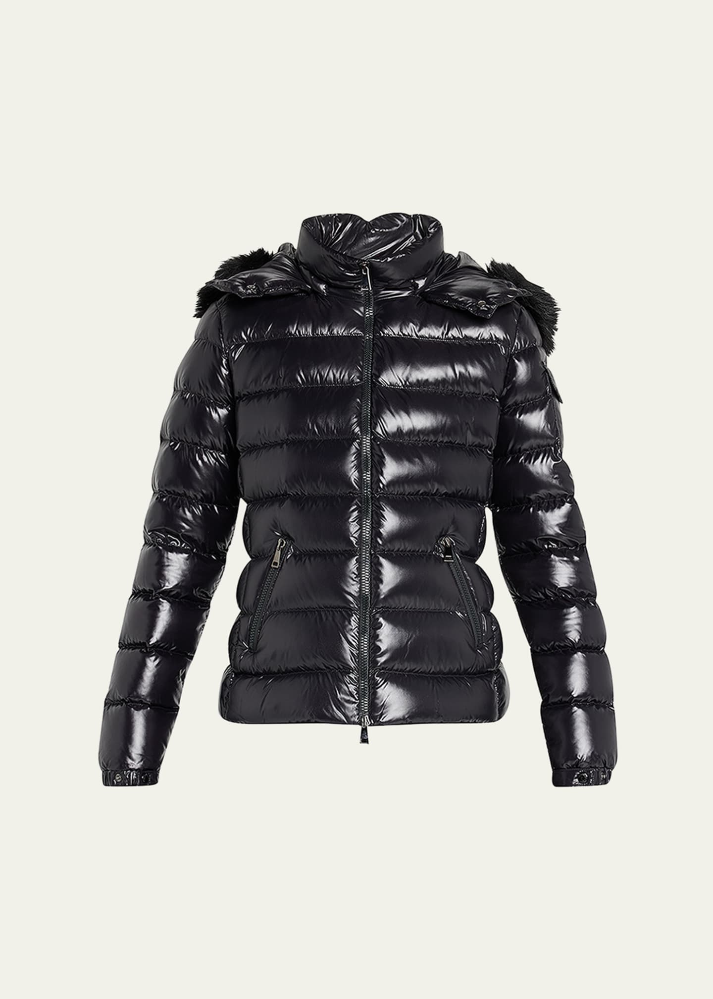 Black moncler bubble coat discount
