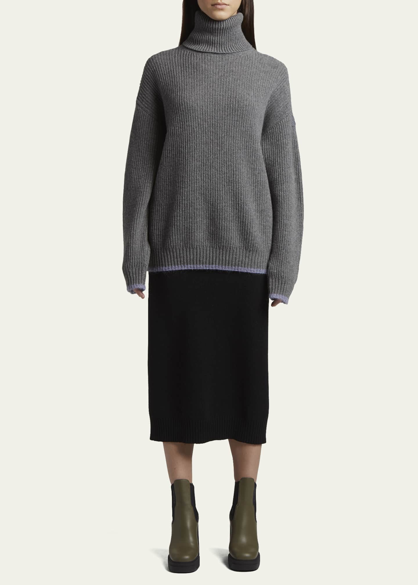 Moncler Wool Turtleneck Sweater - Bergdorf Goodman