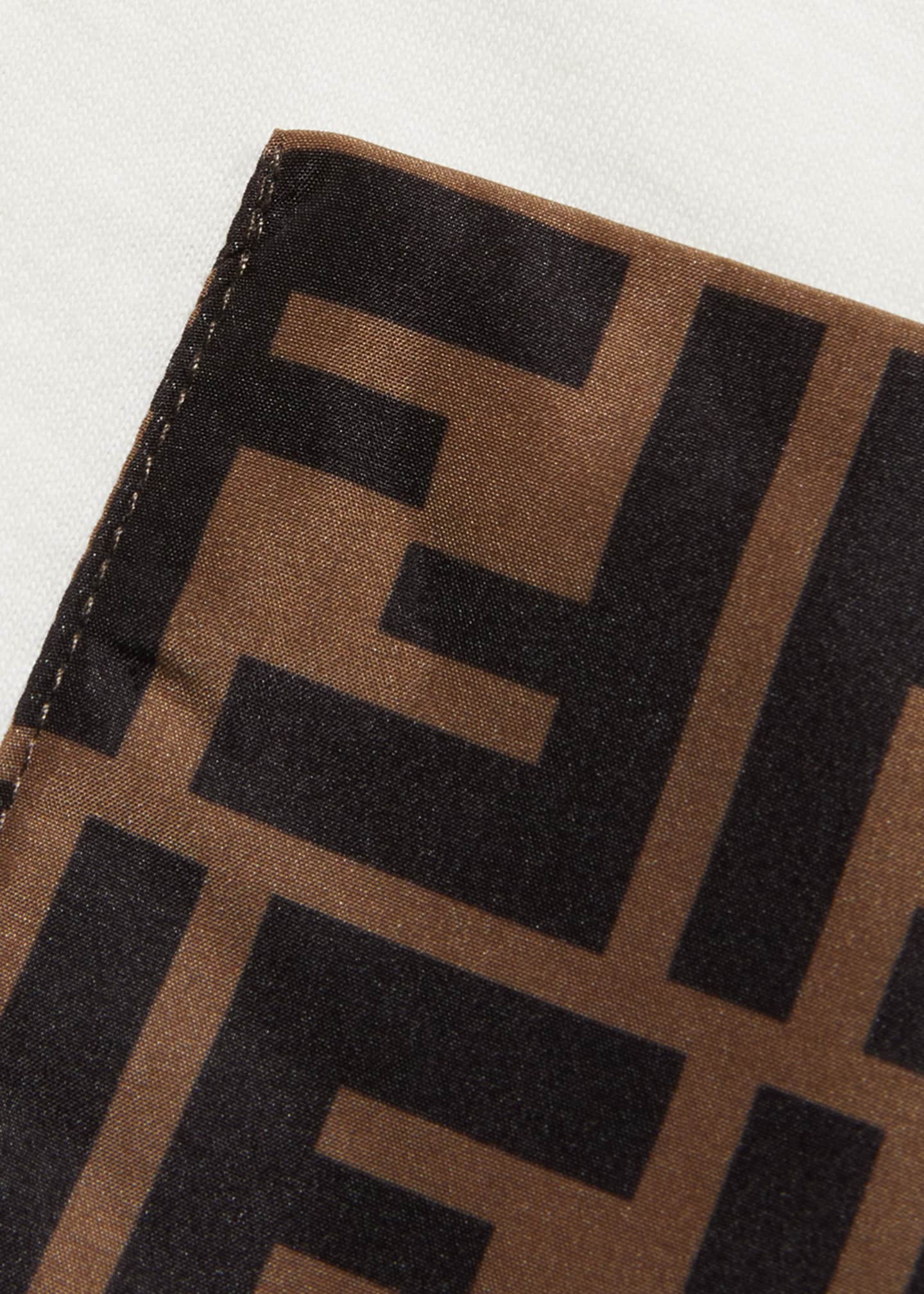 Fendi Boy's FF Logo Polo Shirt, Size 3-6 Image 3 of 3