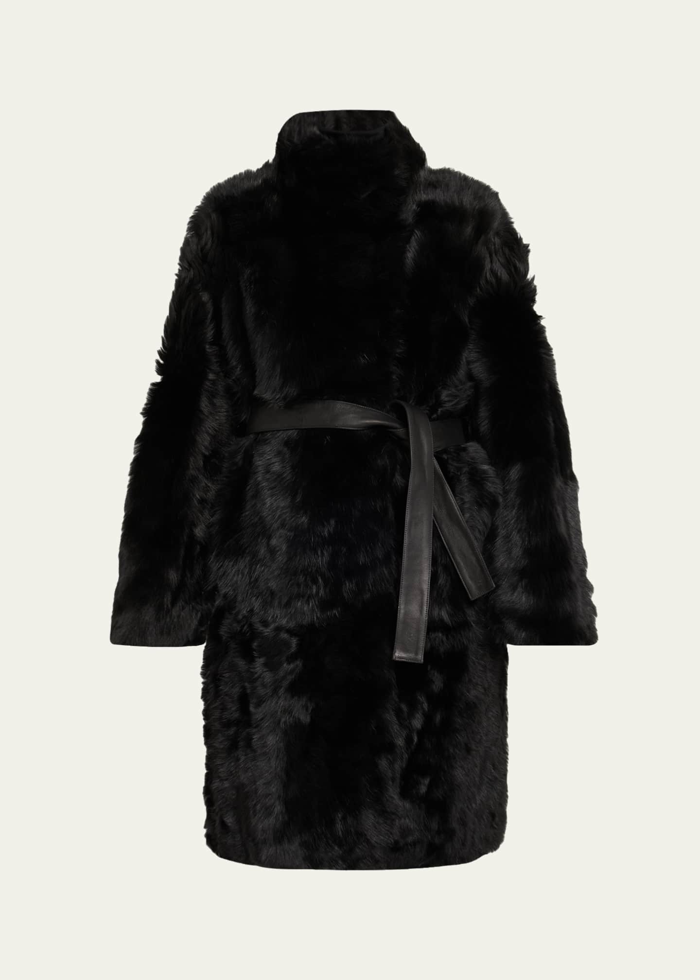 Yves Salomon Toscana Shearling Lamb Coat - Bergdorf Goodman