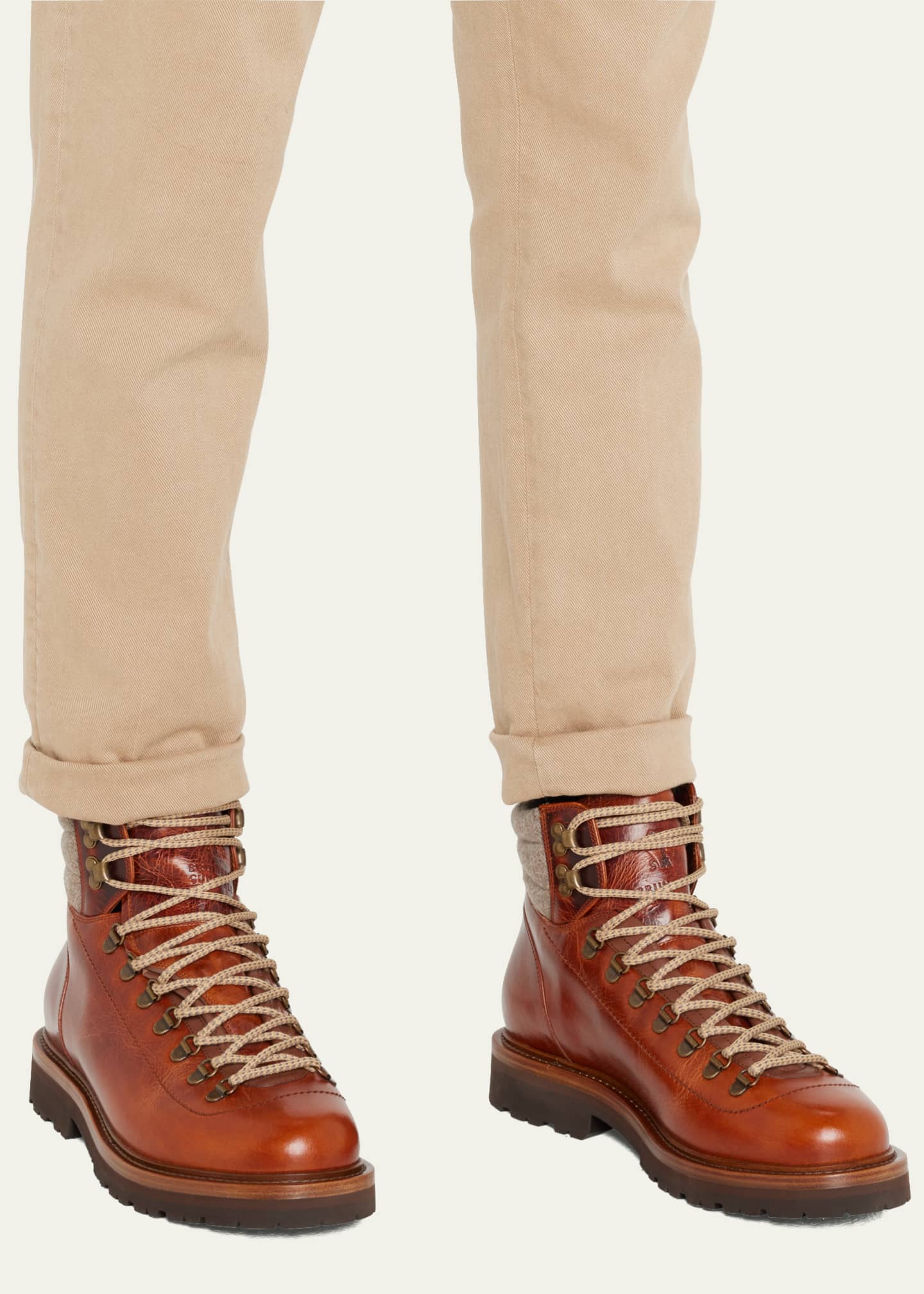brunello cucinelli men's hiking boots