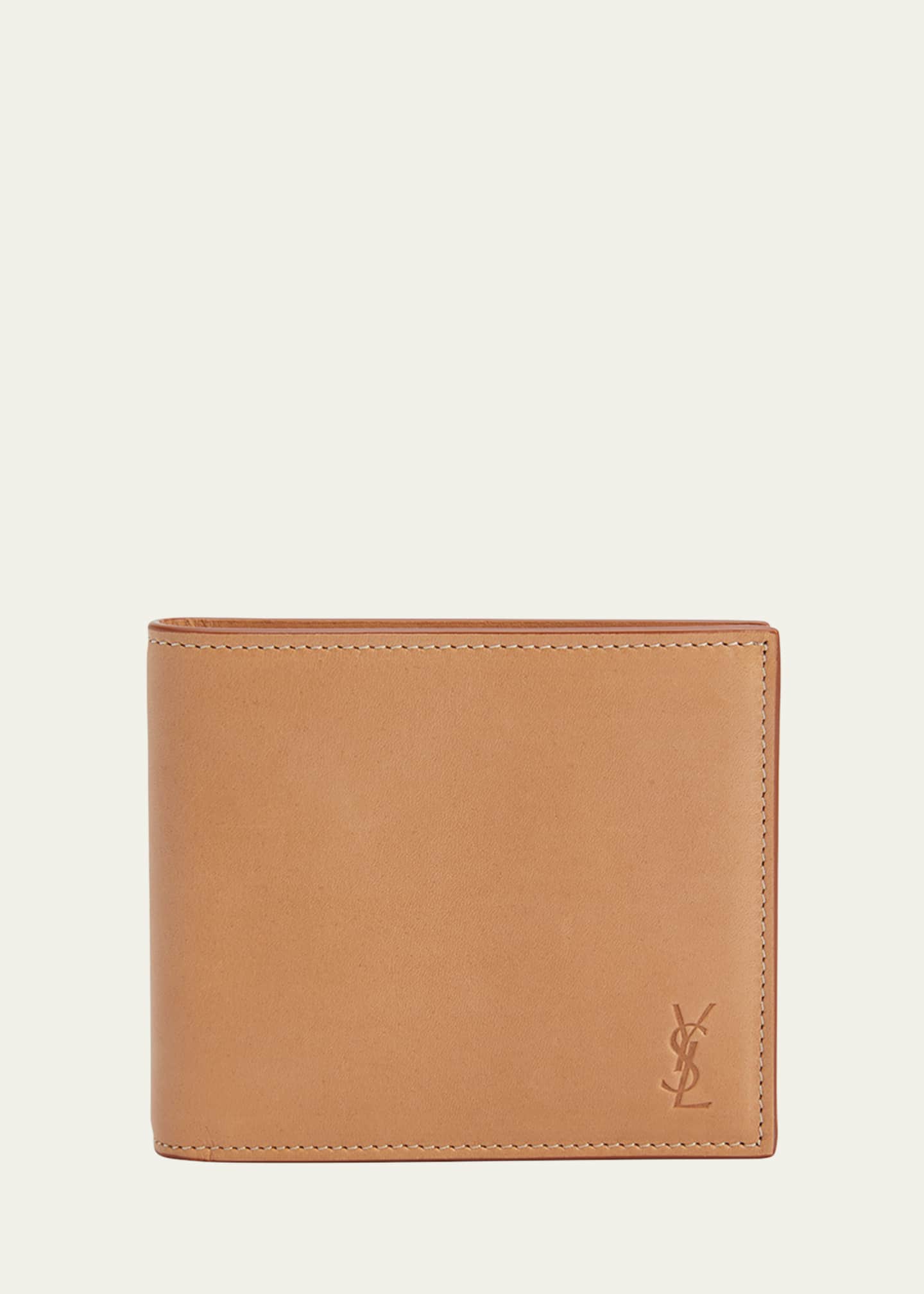 Saint Laurent Men s Cassandre Shadow Leather East West Bifold