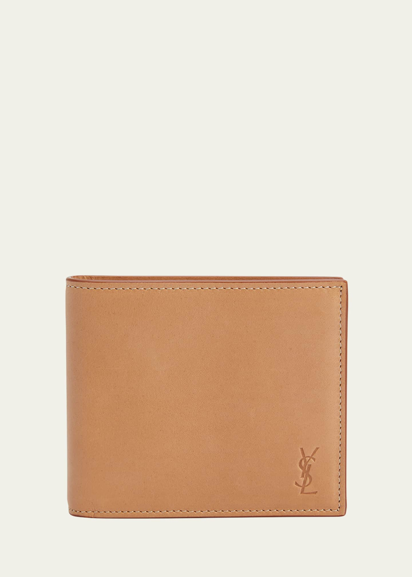 Saint Laurent Men's Logo Leather Wallet