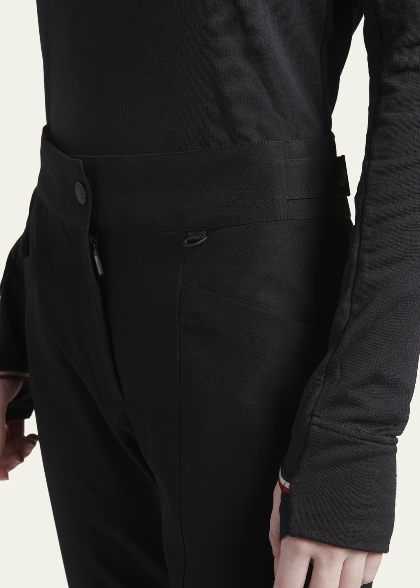 Moncler Grenoble High Waisted Ski Pant in Black