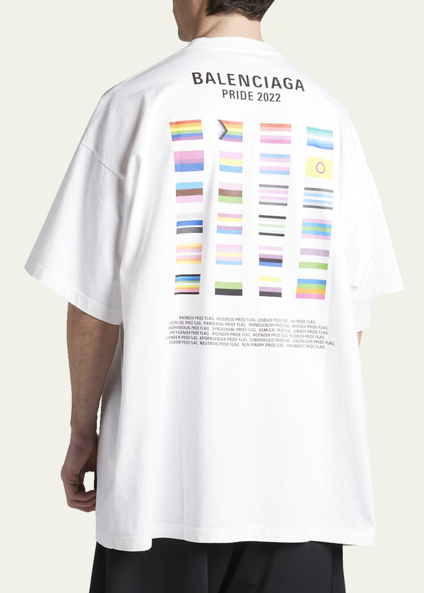 balenciaga flag shirt