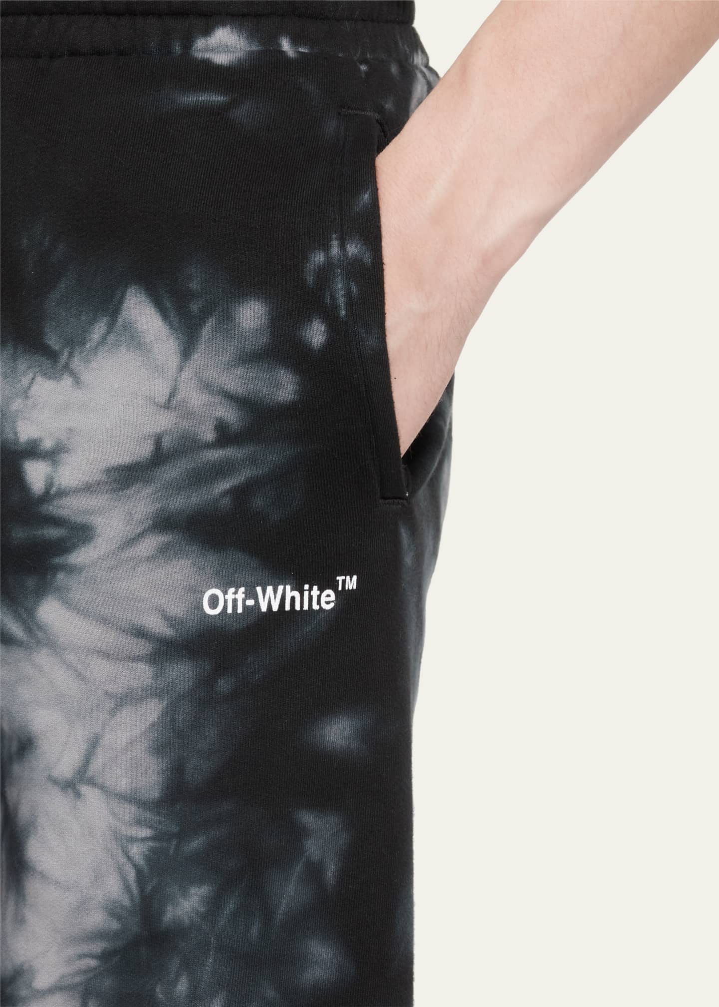 Off-White Men's Diagonal Tie-Dye Sweatpants - Bergdorf Goodman