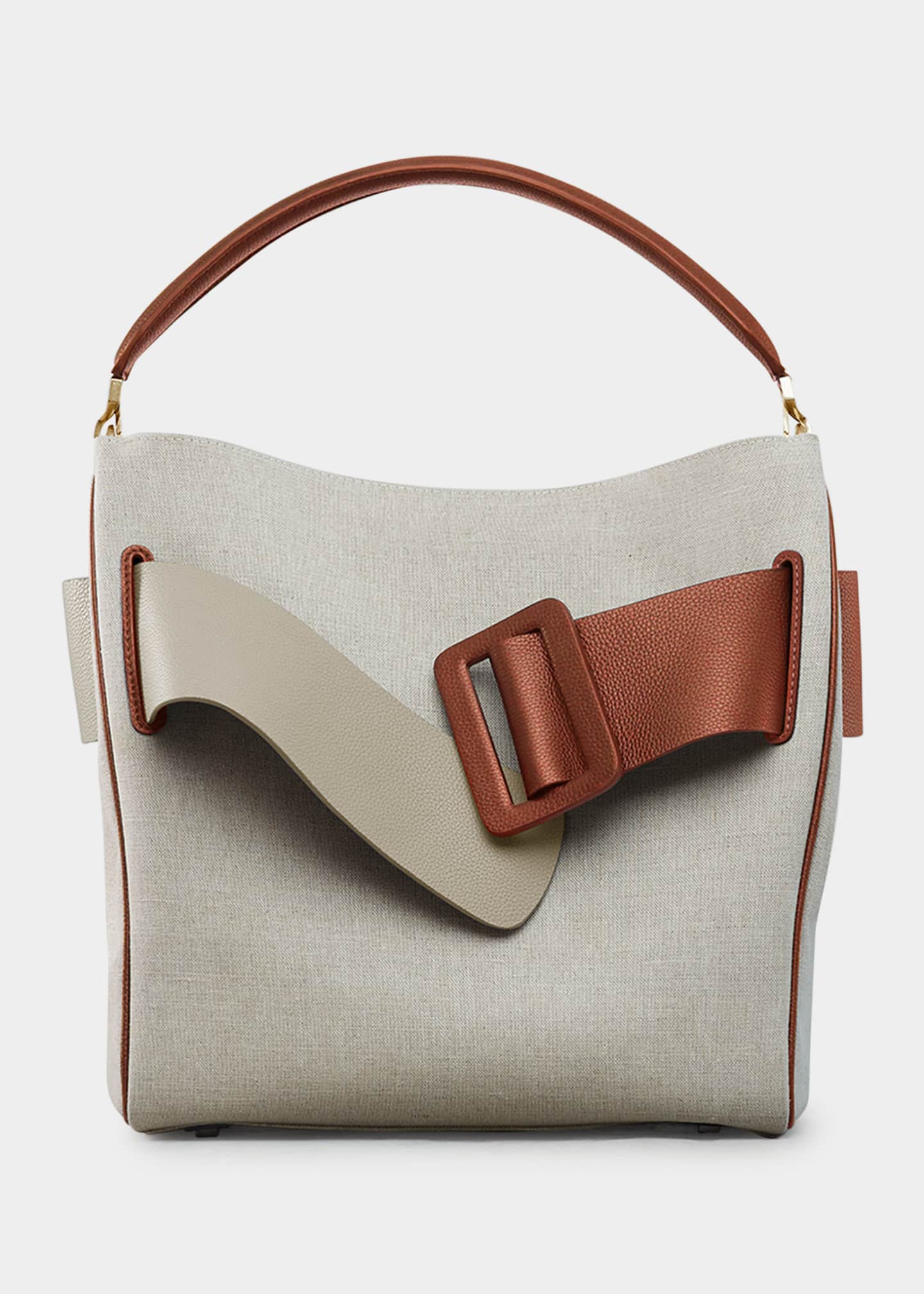 Boyy Devon Buckle Canvas Shoulder Bag Bergdorf Goodman