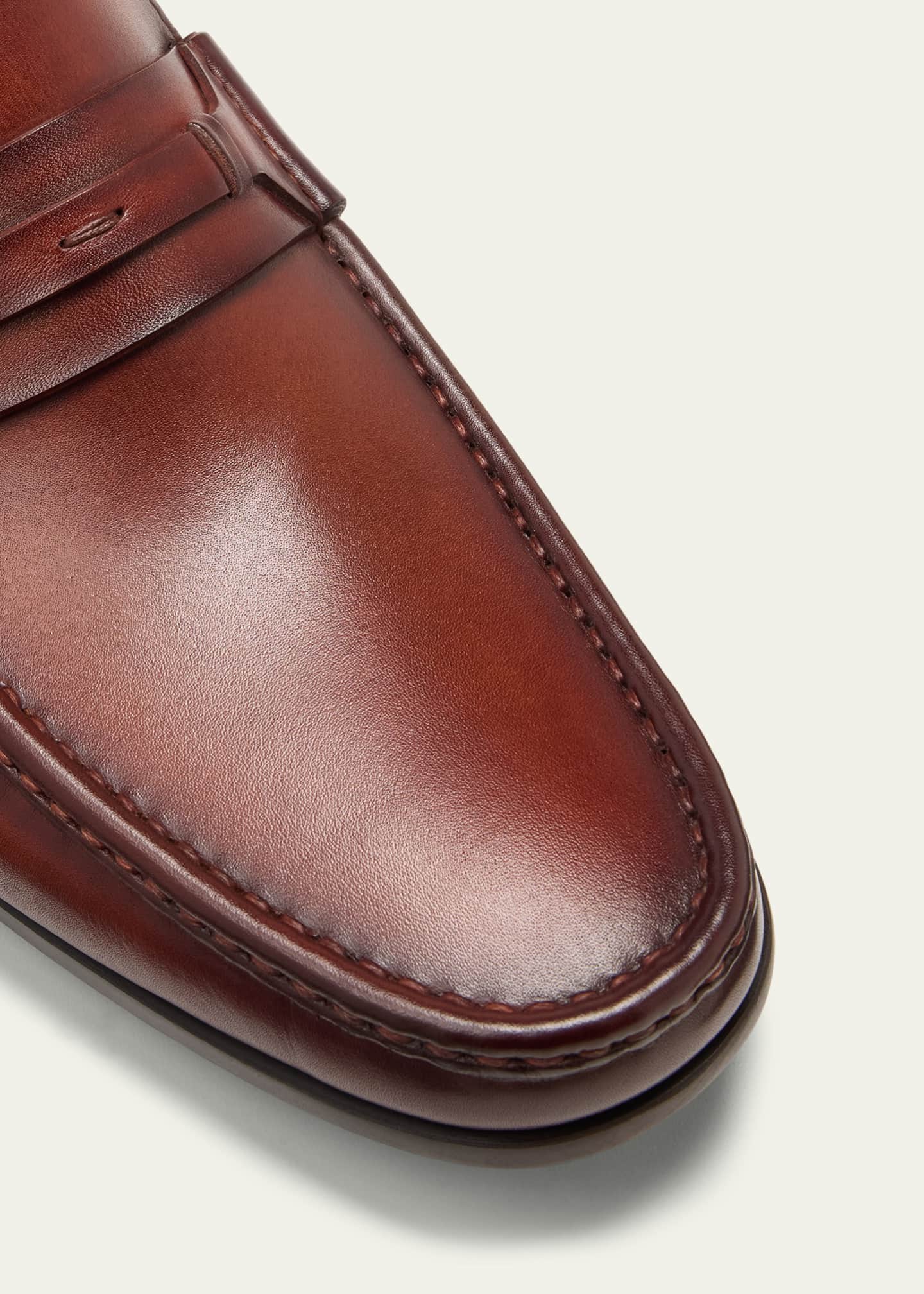 Magnanni Men's Daren Leather Moccasin Loafers Image 5 of 5