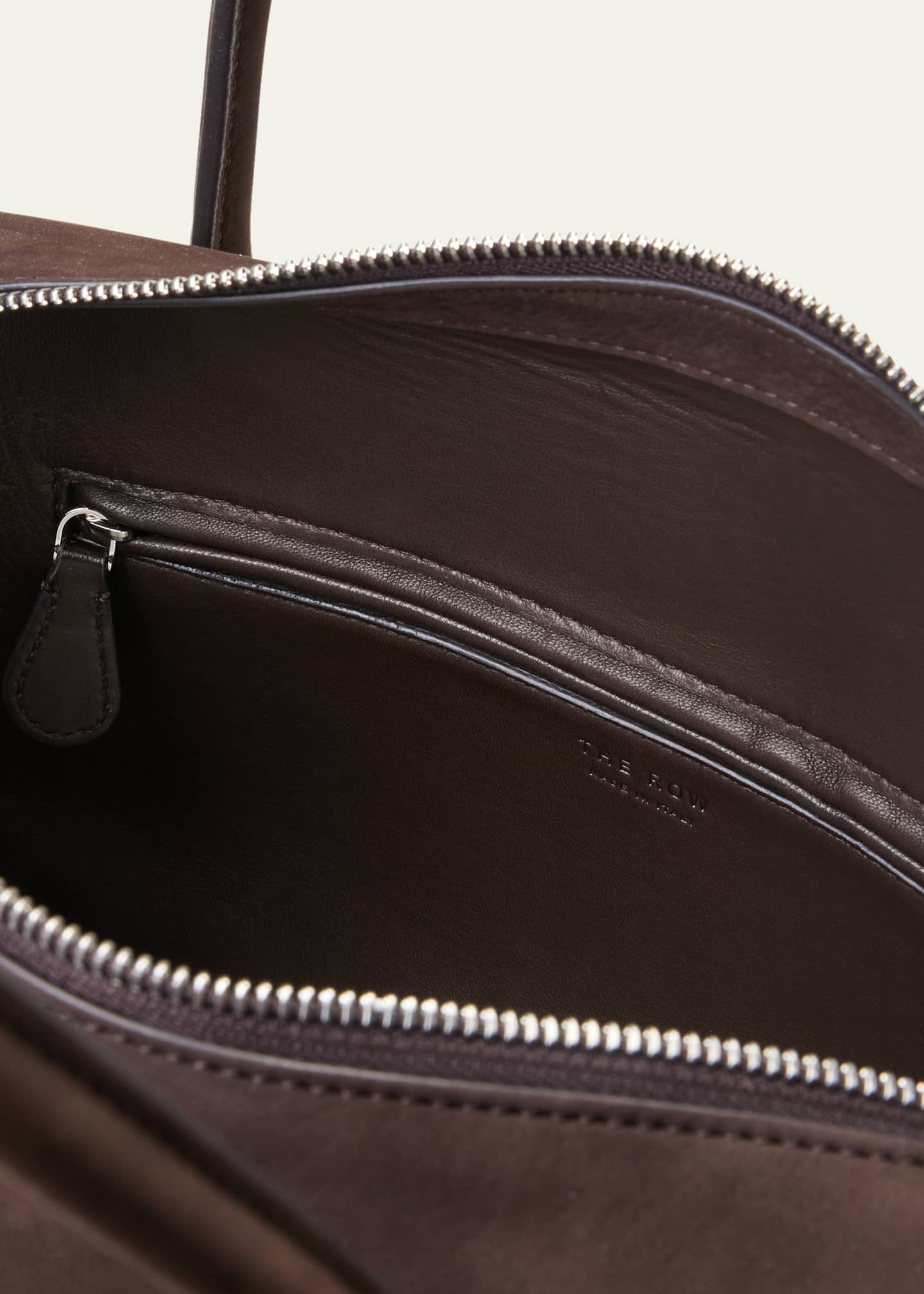 THE ROW East-West Top-Handle Bag in Nubuck Leather - Bergdorf Goodman