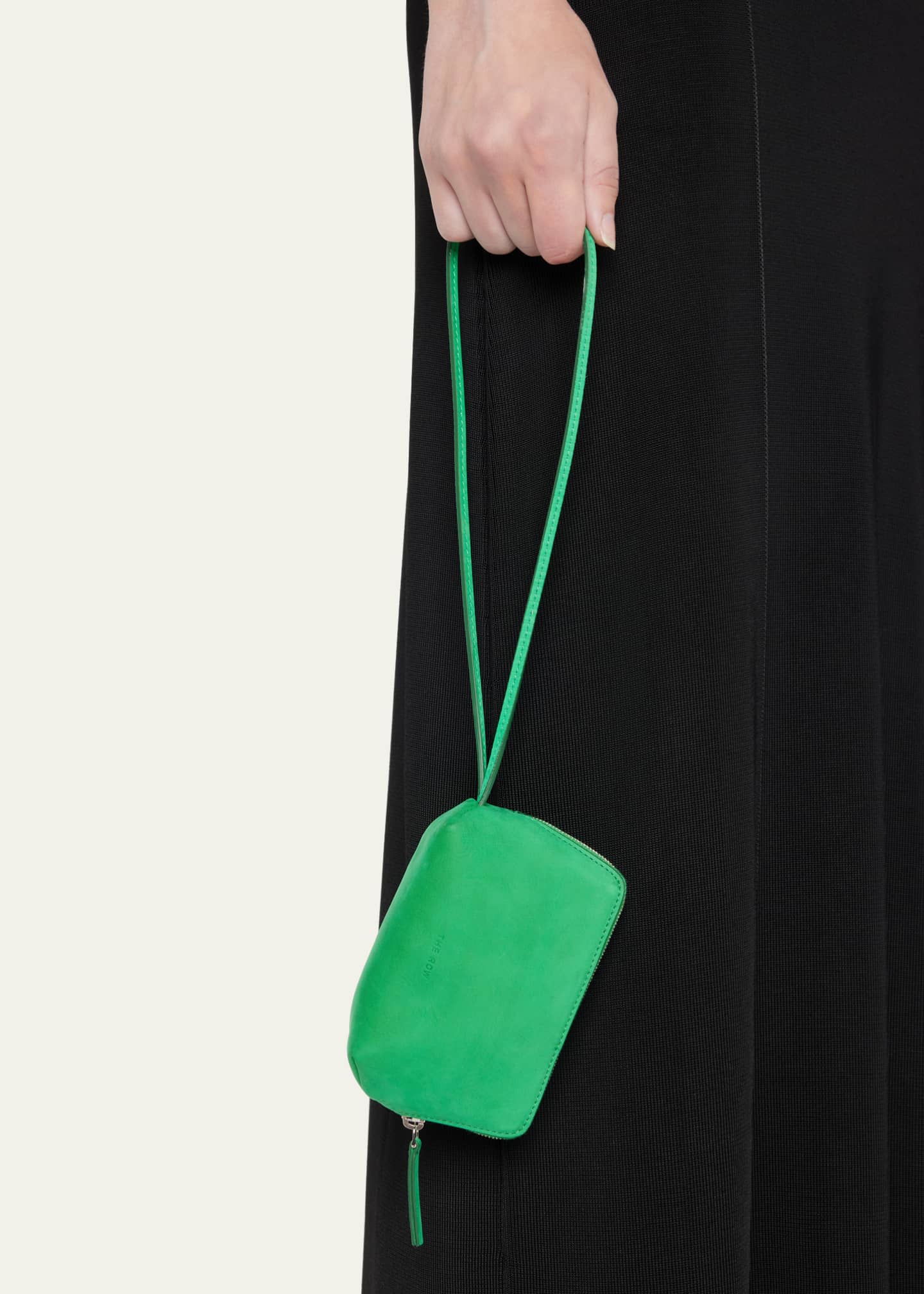 THE ROW Owen Pouch Bag in Nubuck Leather - Bergdorf Goodman
