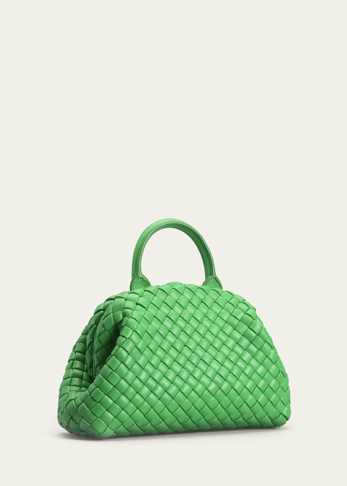 Bottega Veneta Egg Intrecciato Leather Top-Handle Bag - Bergdorf Goodman