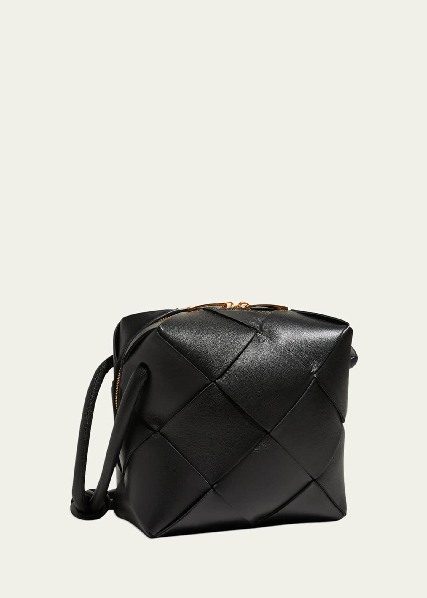 Bottega Veneta Mini Intrecciato Leather Crossbody Bag