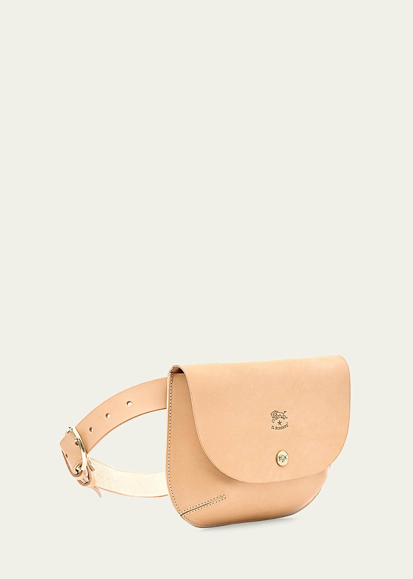 Il Bisonte Vachetta Leather Belt Bag