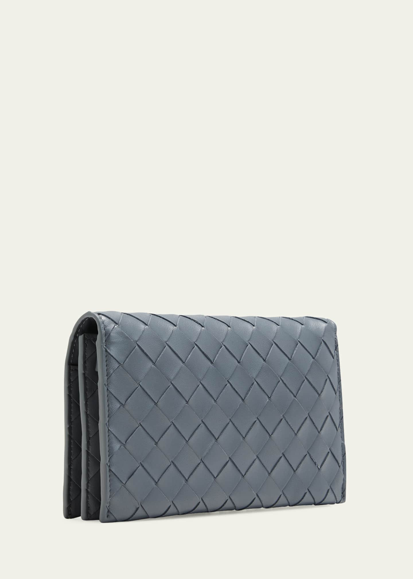 Intrecciato Wallet On Strap