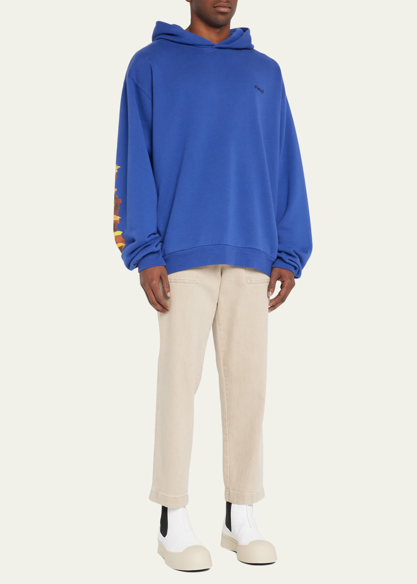 Marni Men's ChunkySole Leather Chelsea Boots Bergdorf Goodman