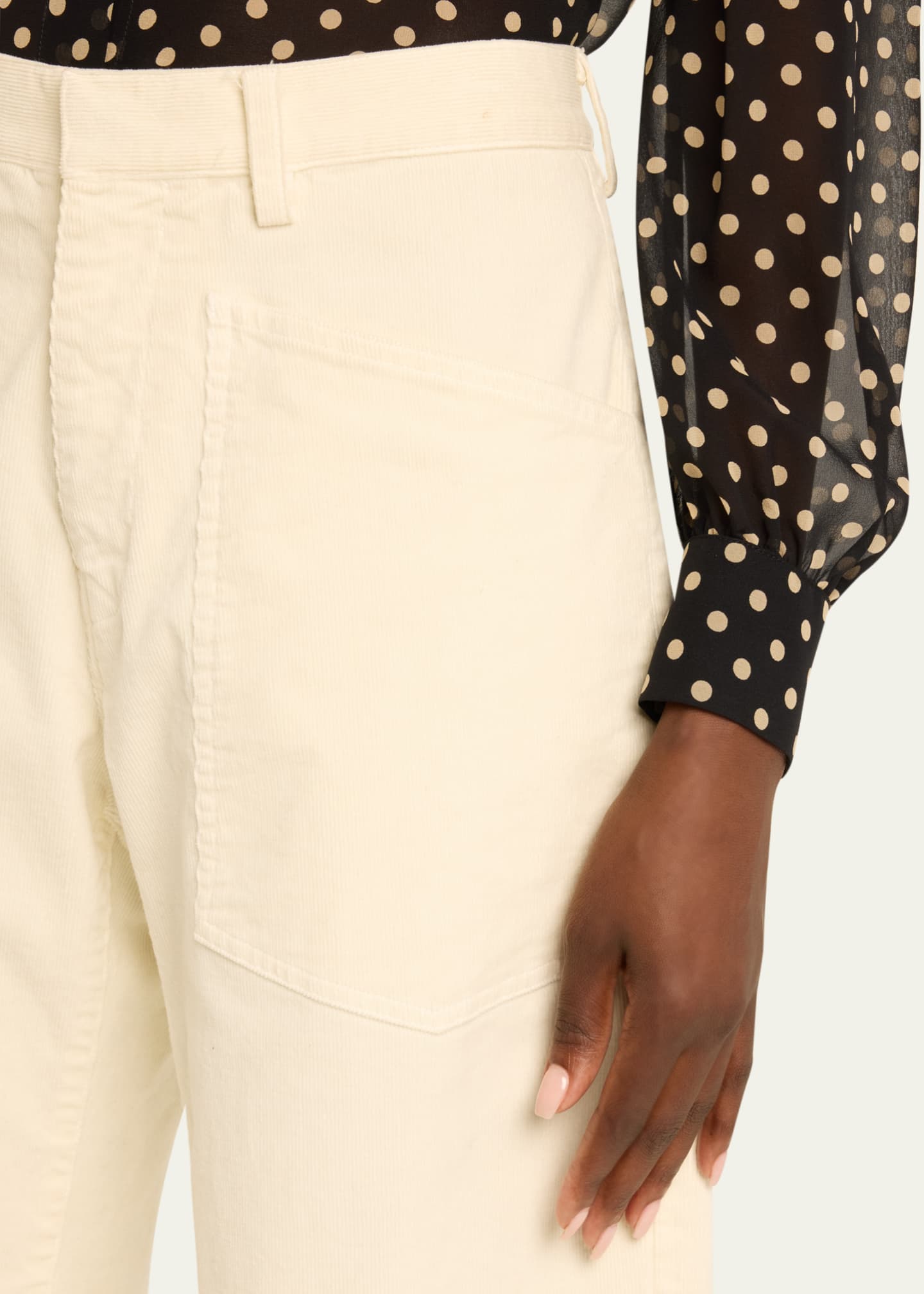 Nili Lotan Shon Wide-Leg Pants Image 5 of 5