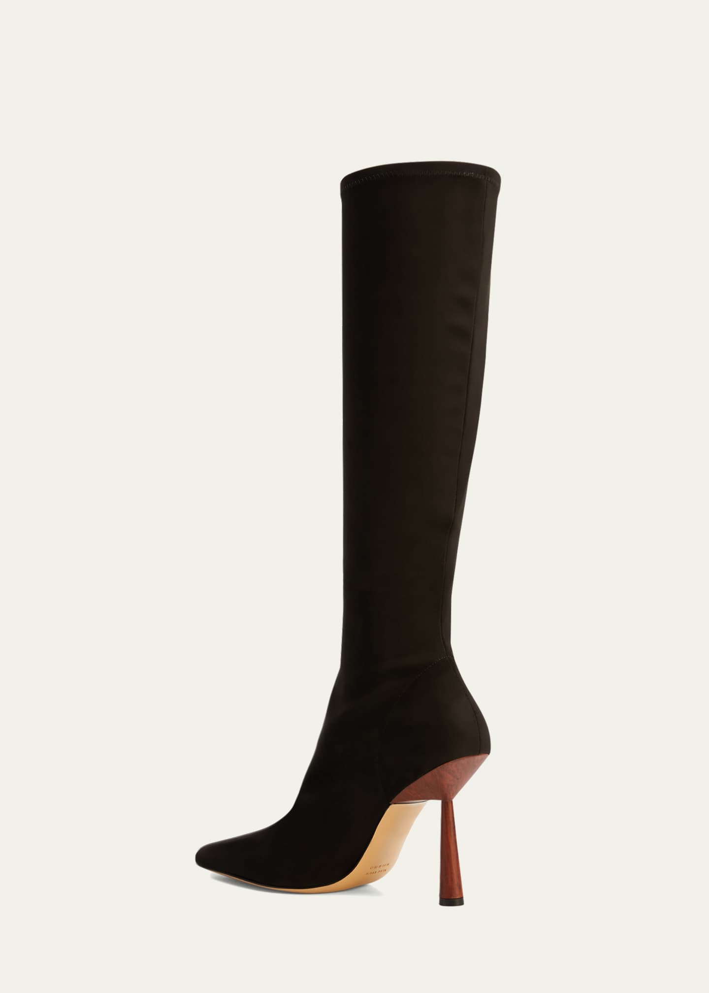 GIA/RHW Rosie Stretch Suede Knee Boots - Bergdorf Goodman