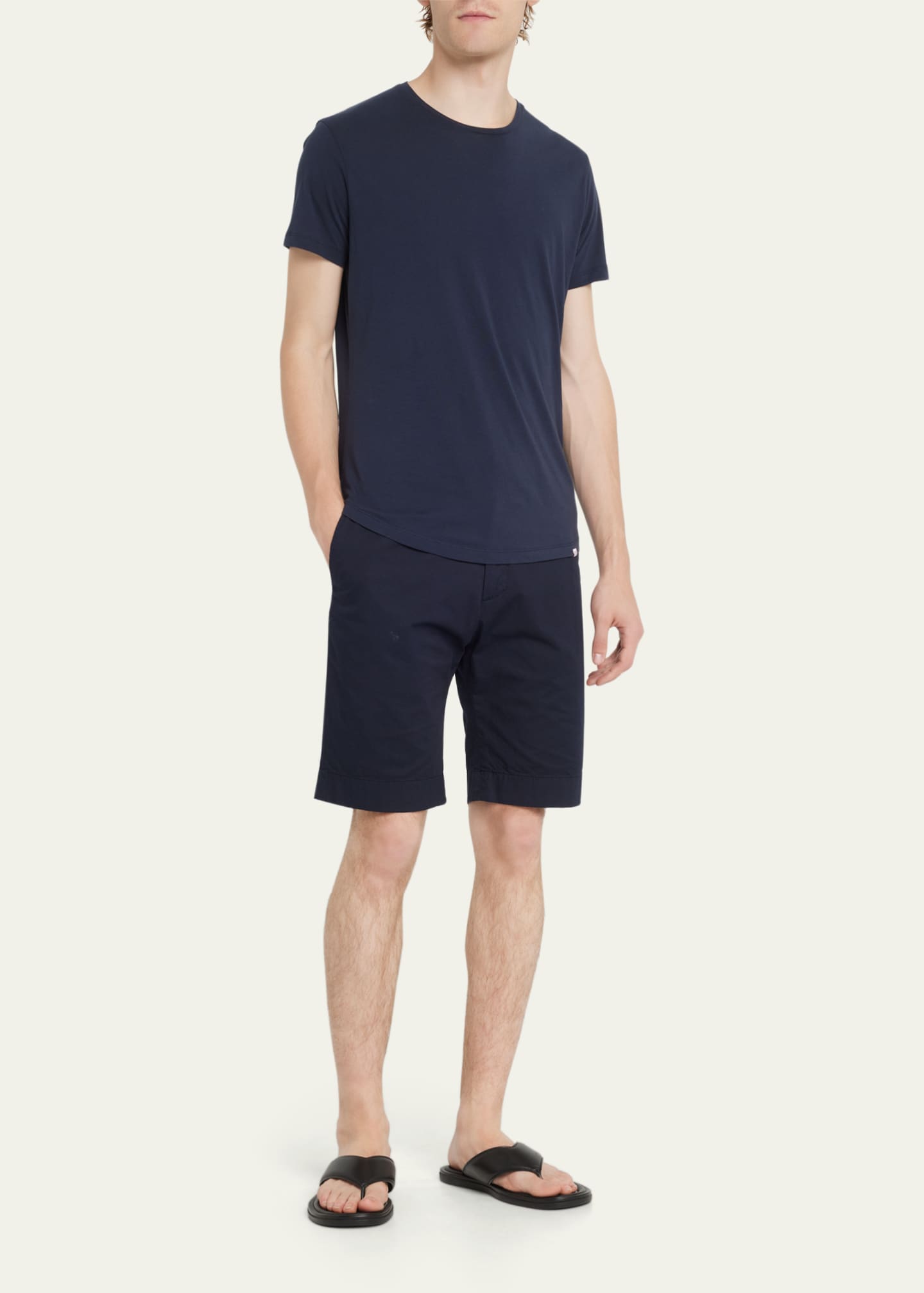 Orlebar Brown Men's Basic OB-T Crewneck T-Shirt Image 2 of 5