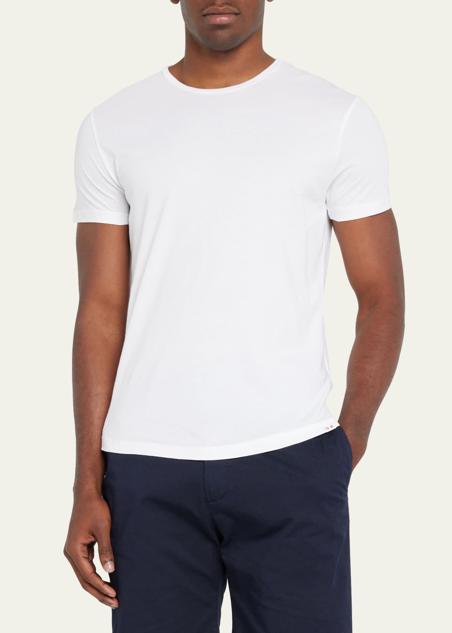 Orlebar Brown Men's Basic OB-T Crewneck T-Shirt Image 4 of 5