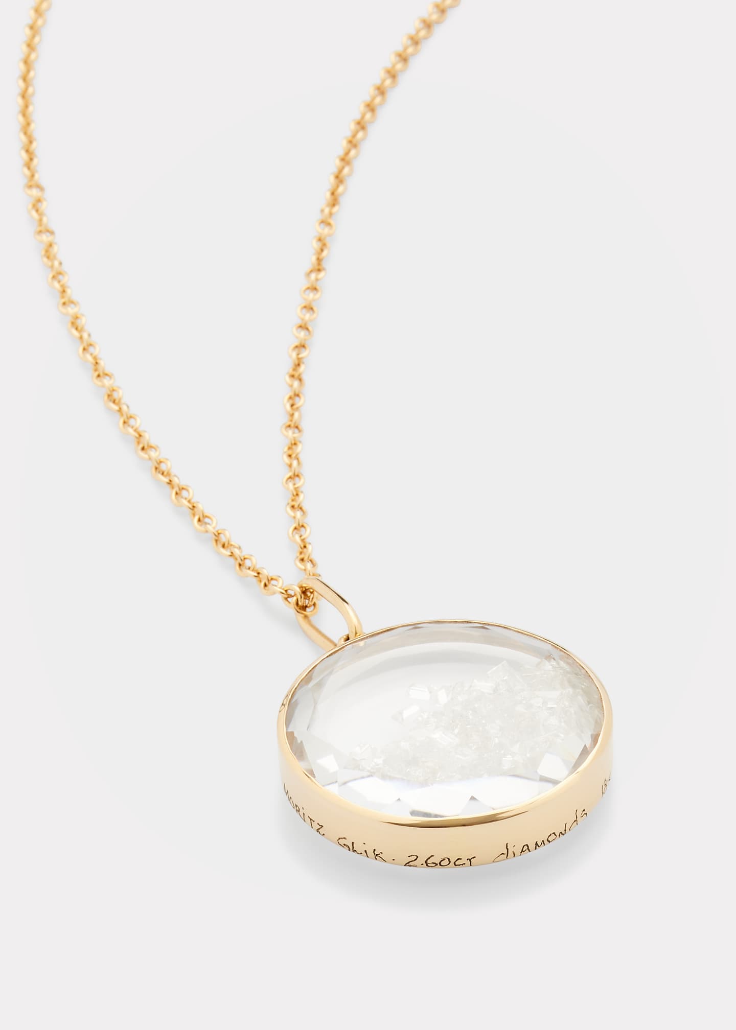 Moritz Glik Core Kaleidoscope Shaker Pendant Necklace with Diamonds Image 3 of 4