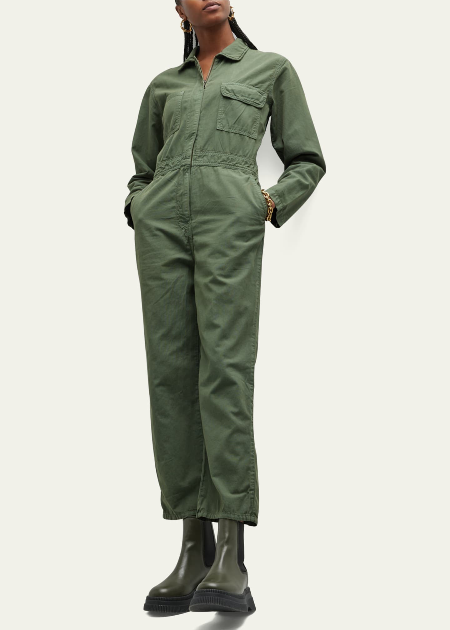 Rivet Utility Looker Utility Jumpsuit Bergdorf Goodman