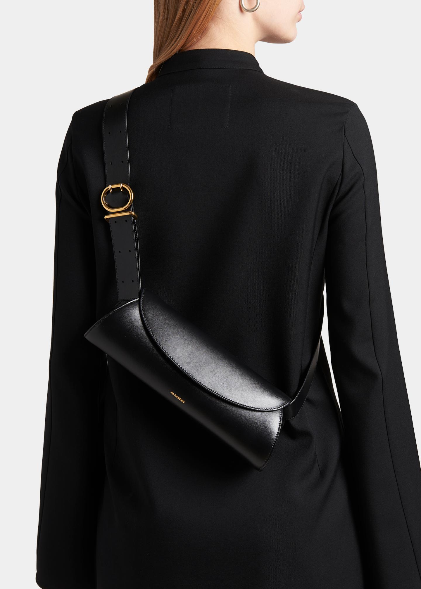 Jil Sander Cannolo Small Napa Leather Shoulder Bag - Bergdorf Goodman