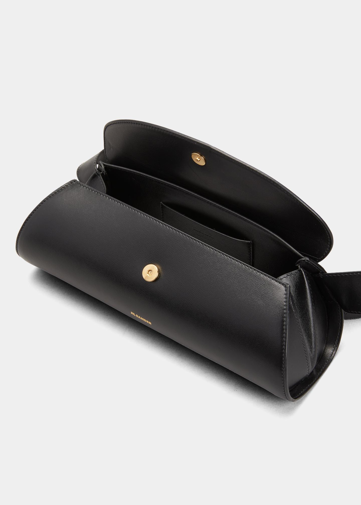 Jil Sander Cannolo Small Napa Leather Shoulder Bag - Bergdorf Goodman