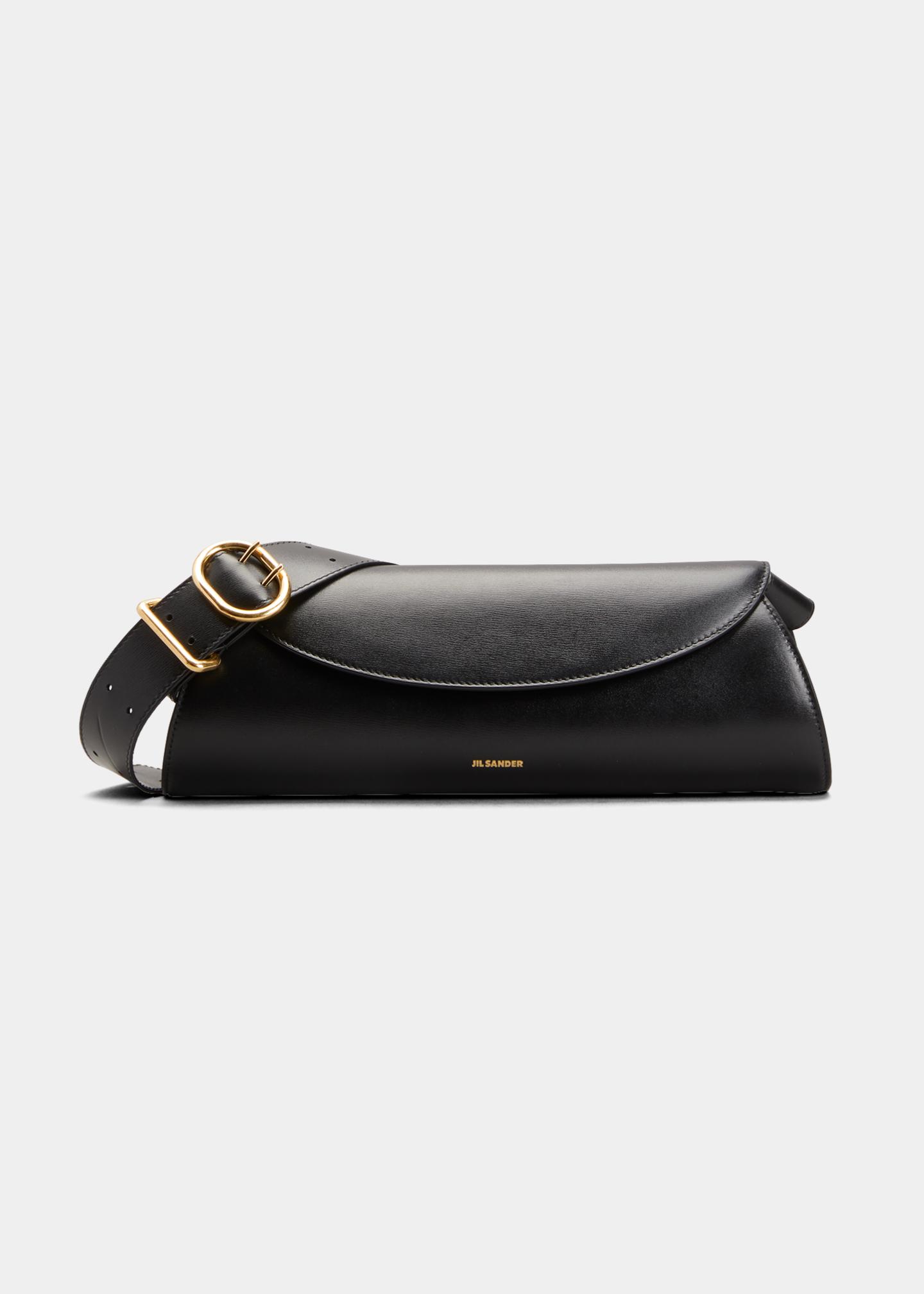 Jil Sander Cannolo Small Napa Leather Shoulder Bag - Bergdorf Goodman