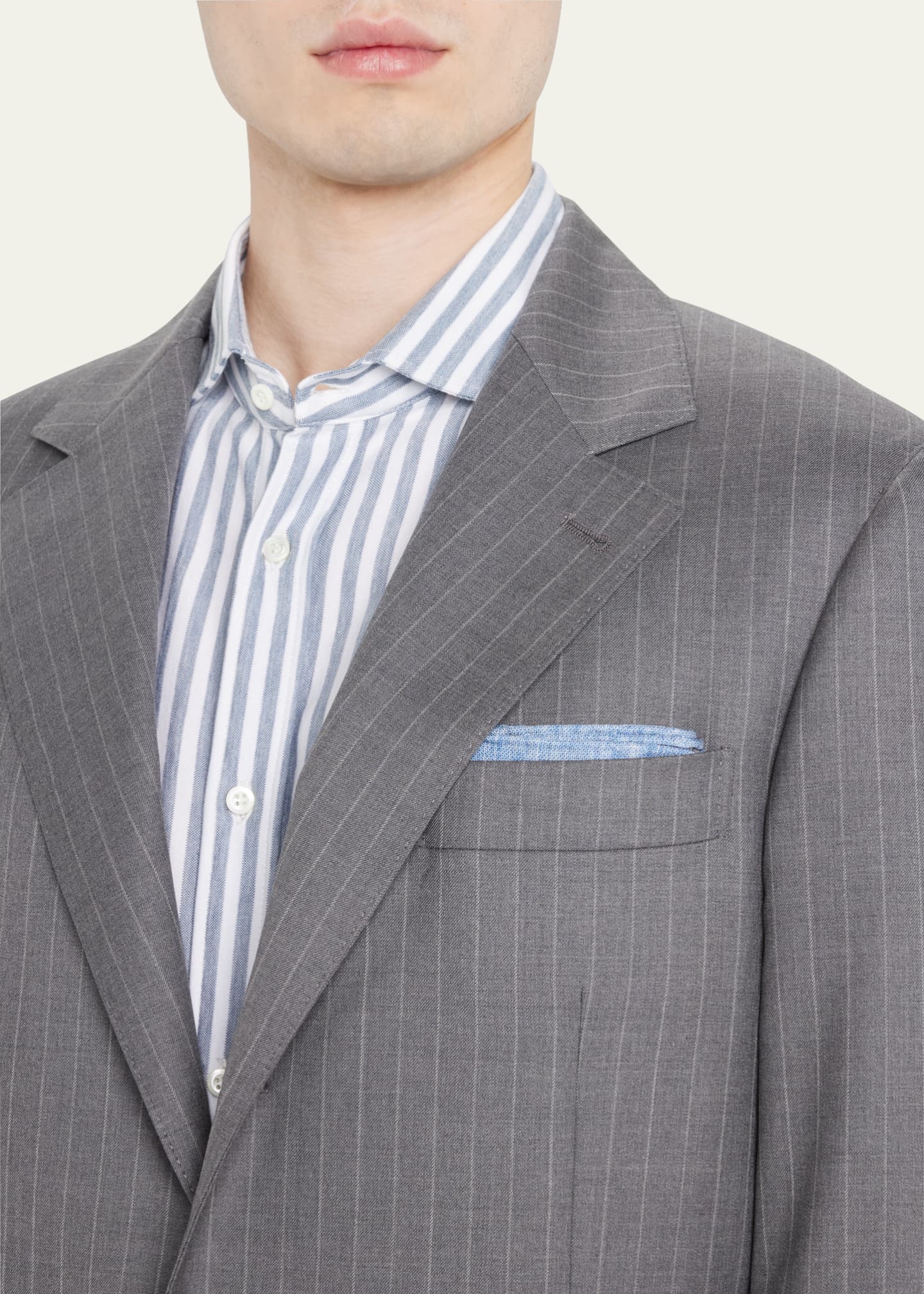 ワンピース BRUNELLO CUCINELLI Brunello Cucinelli Men's Pleated Wool Donegal Suit | Neiman