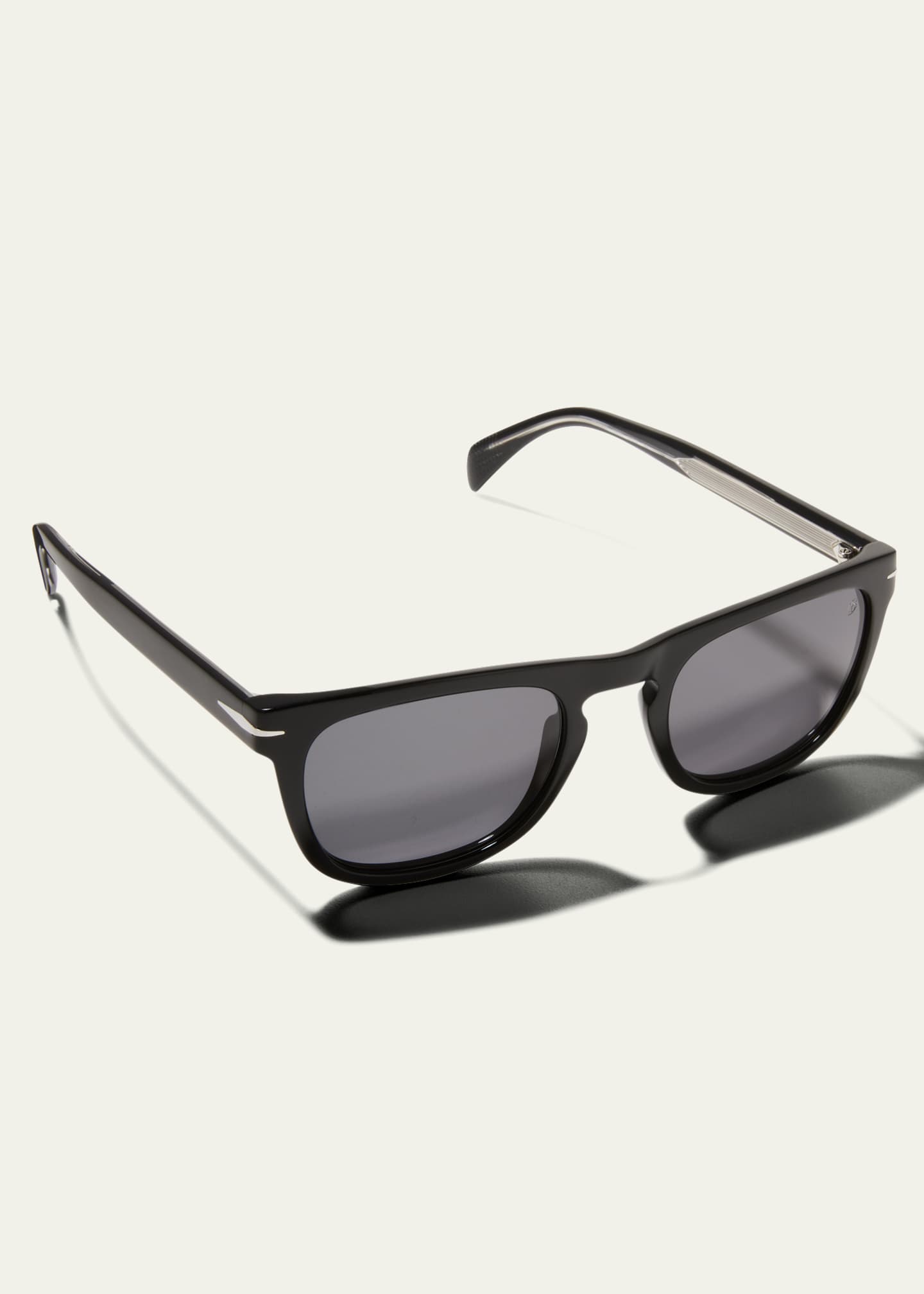 David Beckham Men's KeyholeBridge Square Sunglasses Bergdorf Goodman