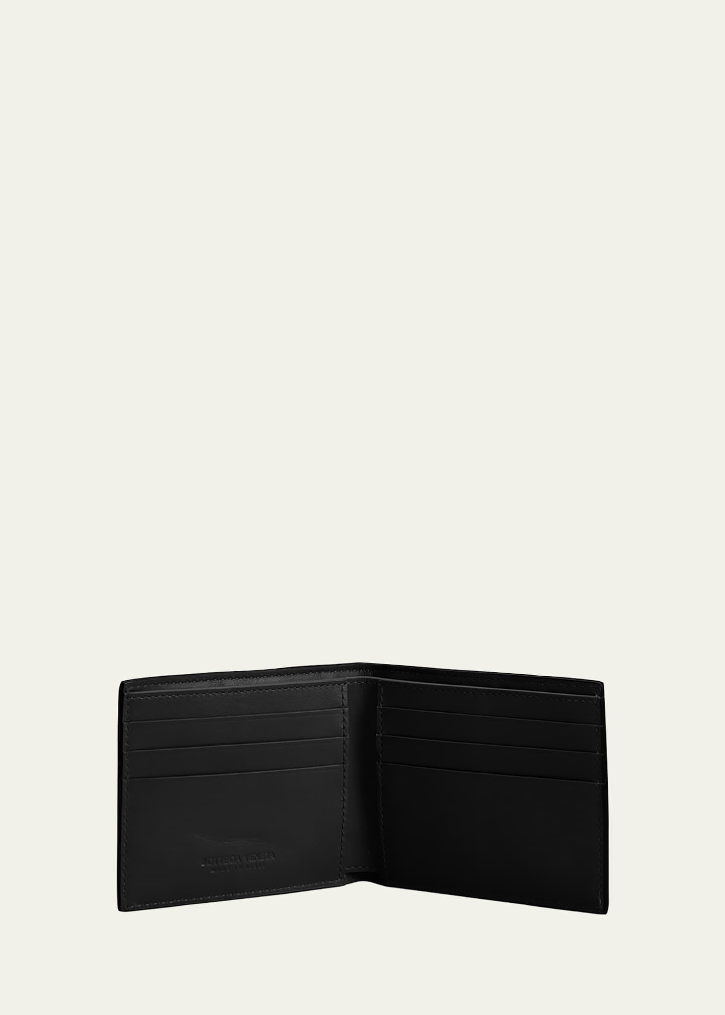 cassette intrecciato leather wallet