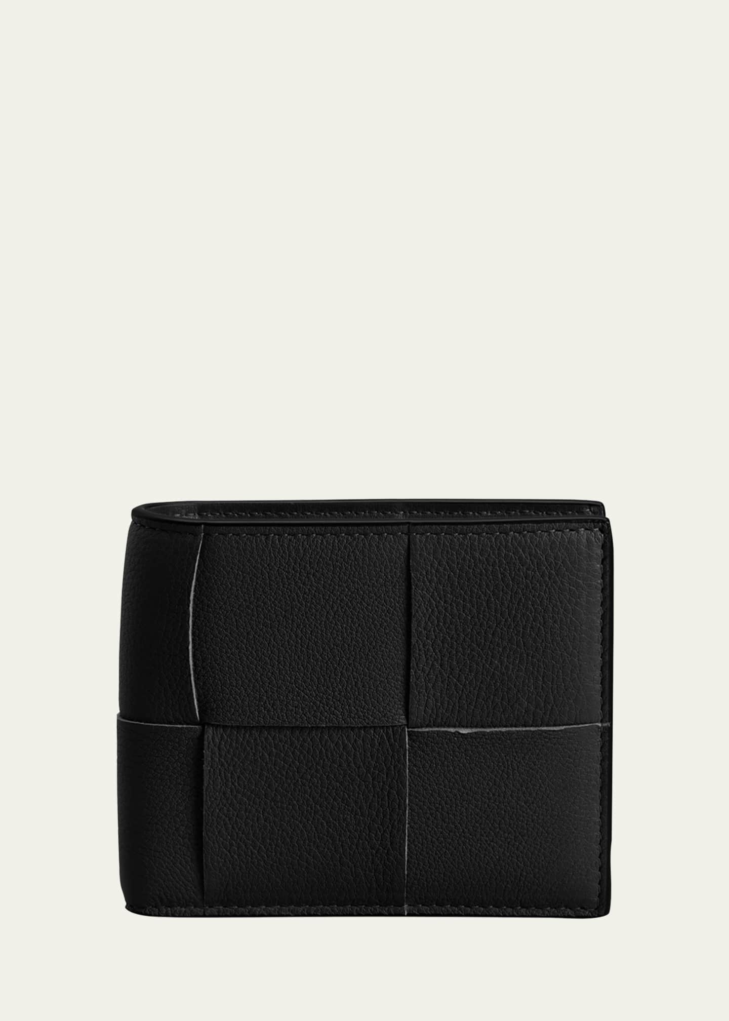 Bottega Veneta Men s Cassette Intrecciato Leather Bifold Wallet