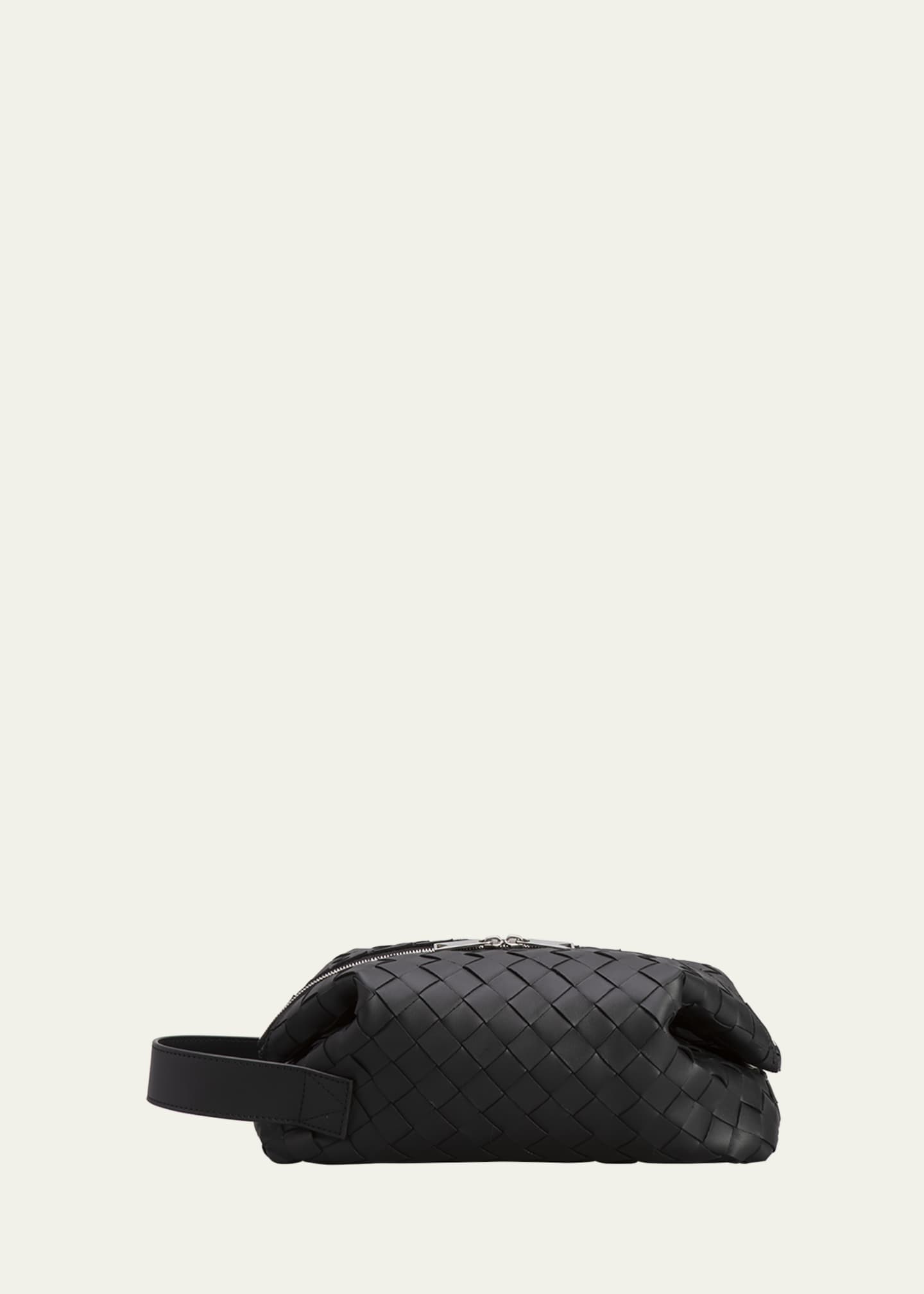 Bottega Veneta Men s Intrecciato Leather Toiletry Bag Bergdorf Goodman